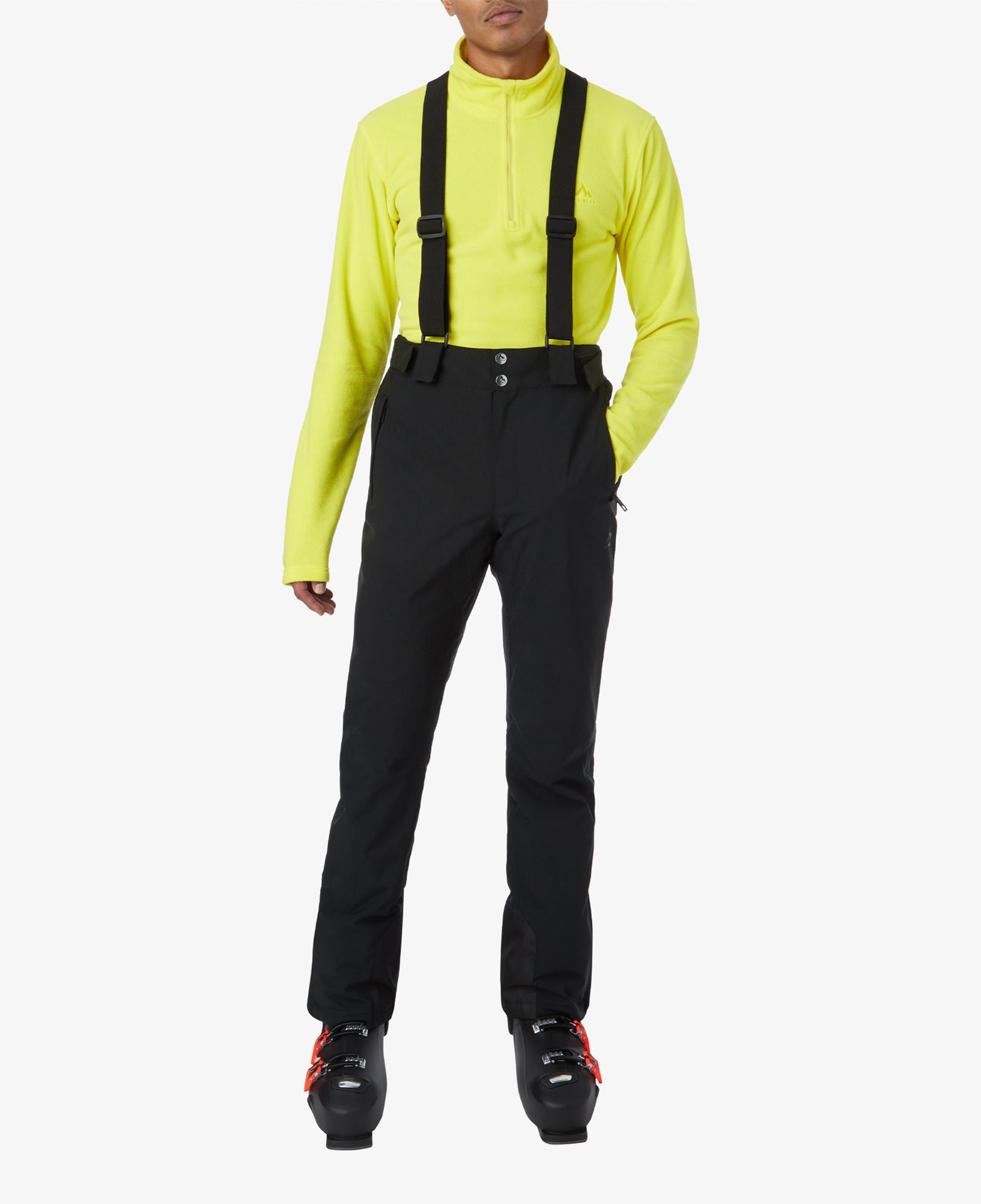 McKinley Didi II Erkek Siyah Askılı Kayak Pantolonu