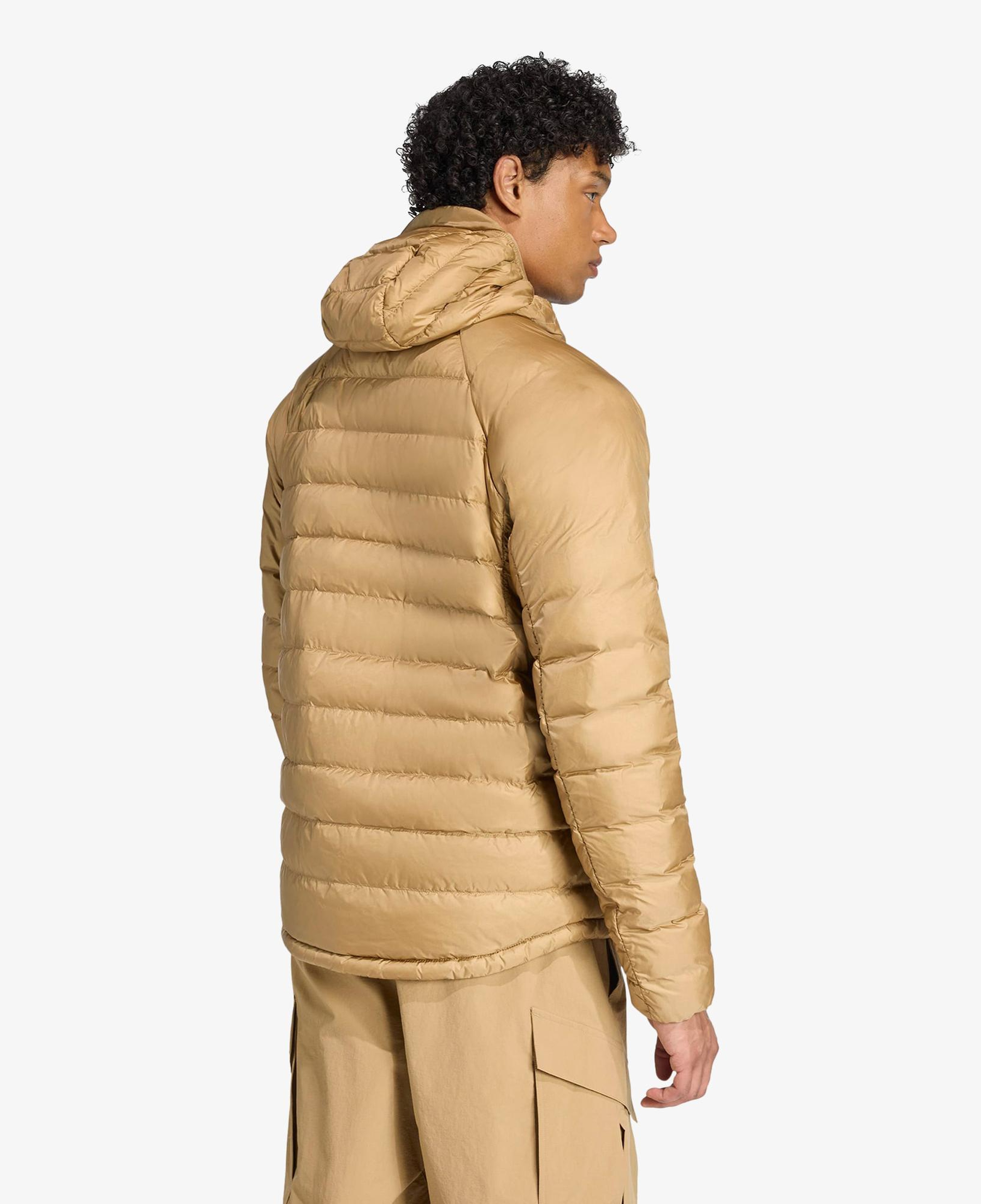 adidas Terrex Xperior Climawarm+ Down Kapüşonlu Erkek Kahverengi Yürüyüş Montu