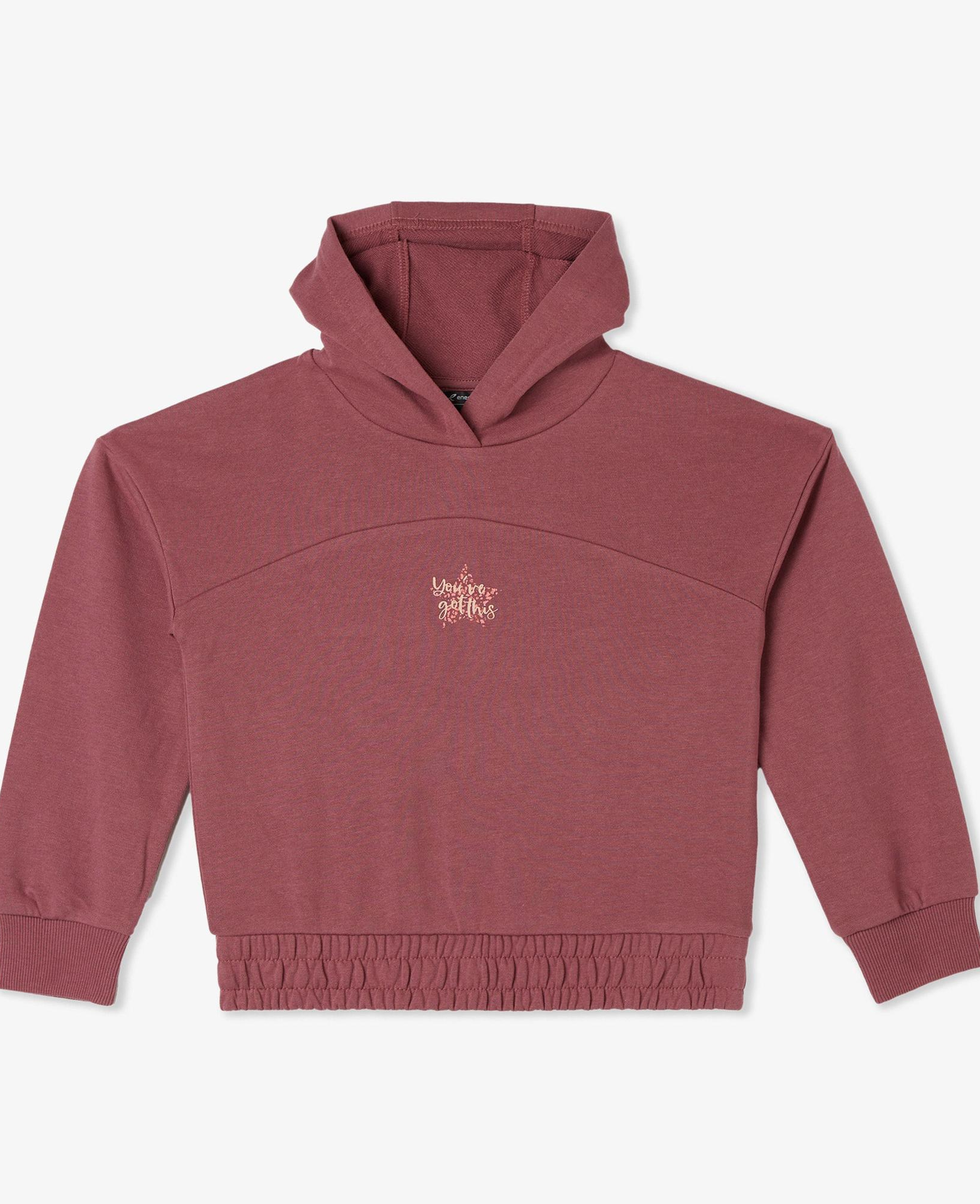 Energetics Full-Zipped Çocuk Kırmızı Günlük Sweatshirt