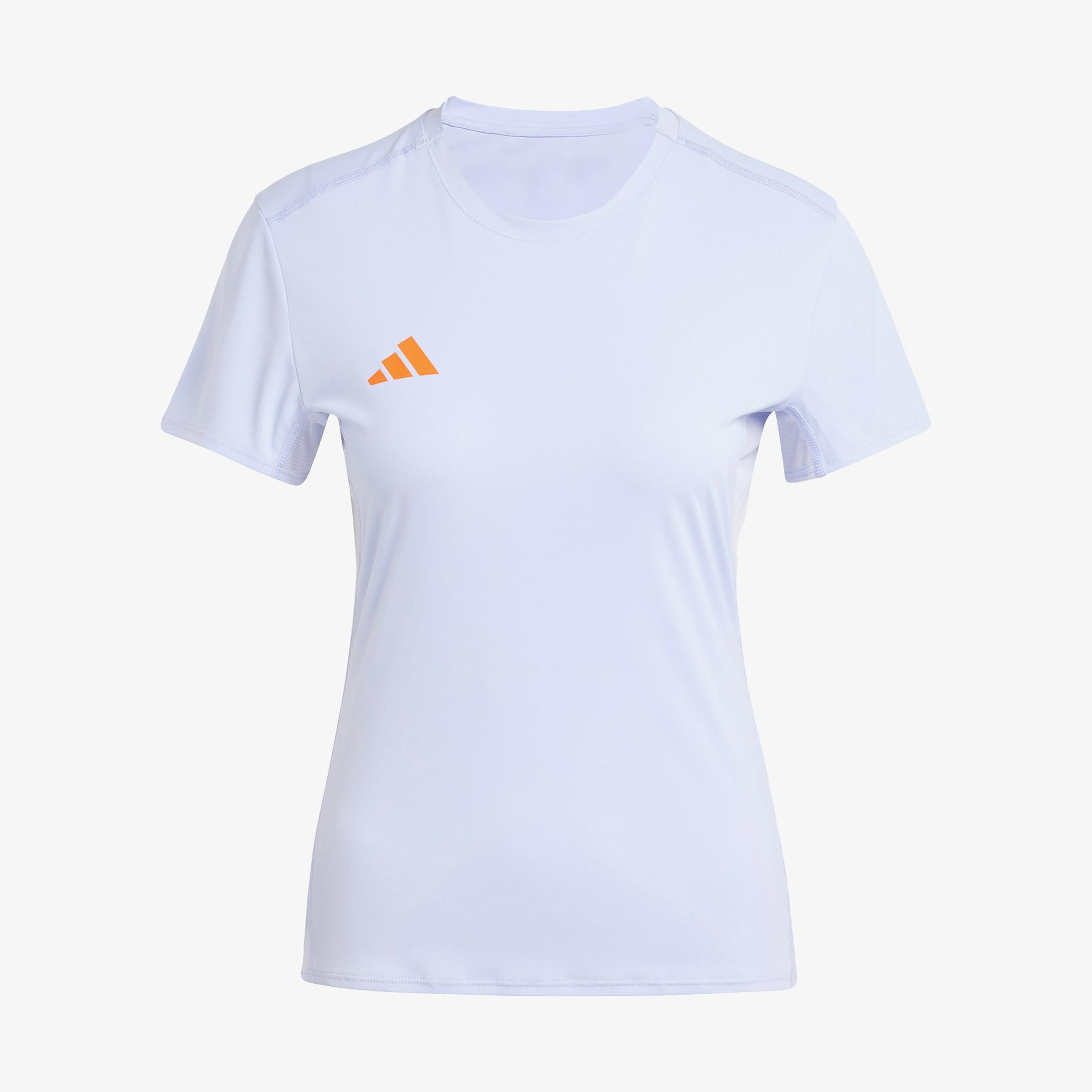 adidas Adizero Essentials Kadın Mor Koşu T-Shirt