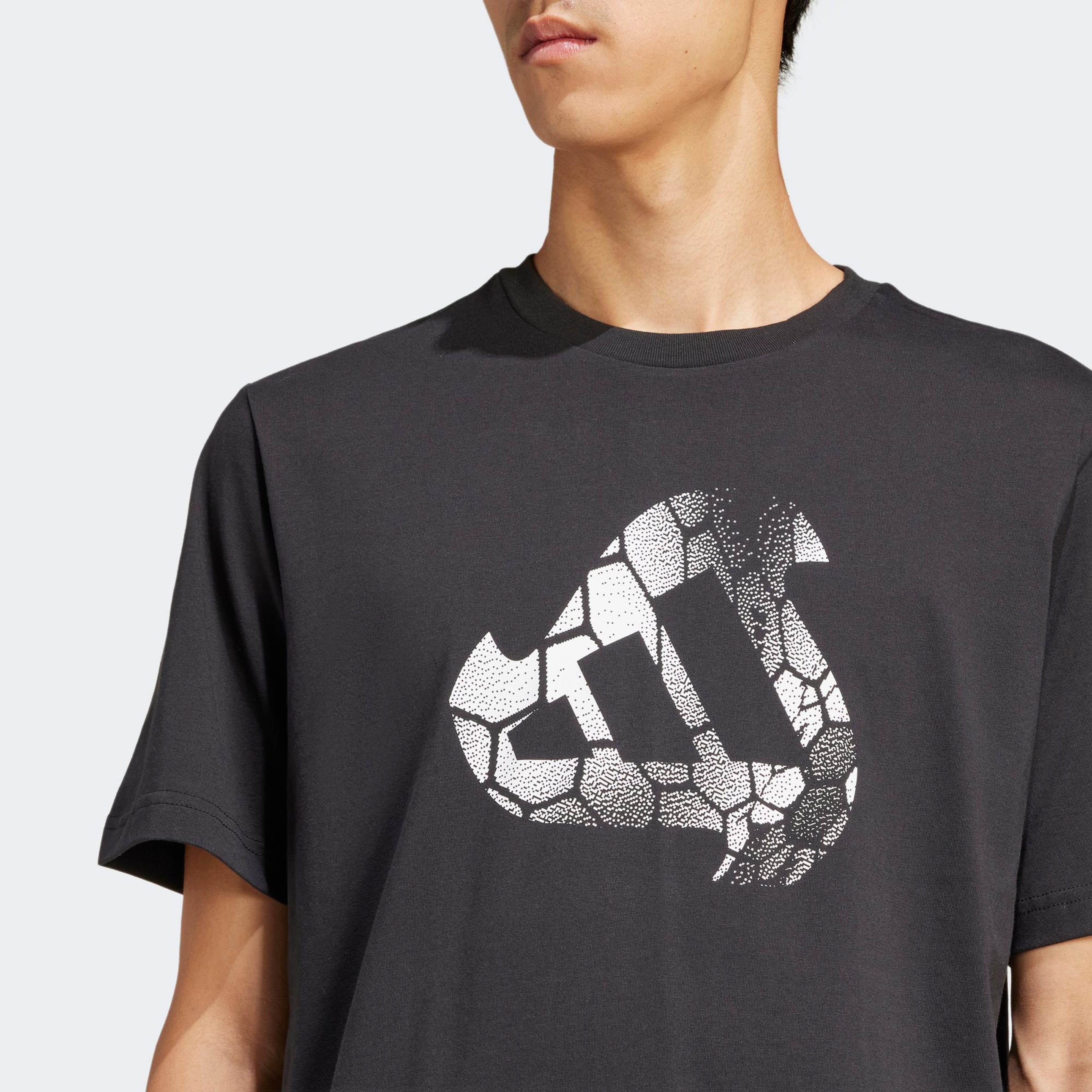 adidas House Of Tiro Graphic Erkek Siyah T-Shirt