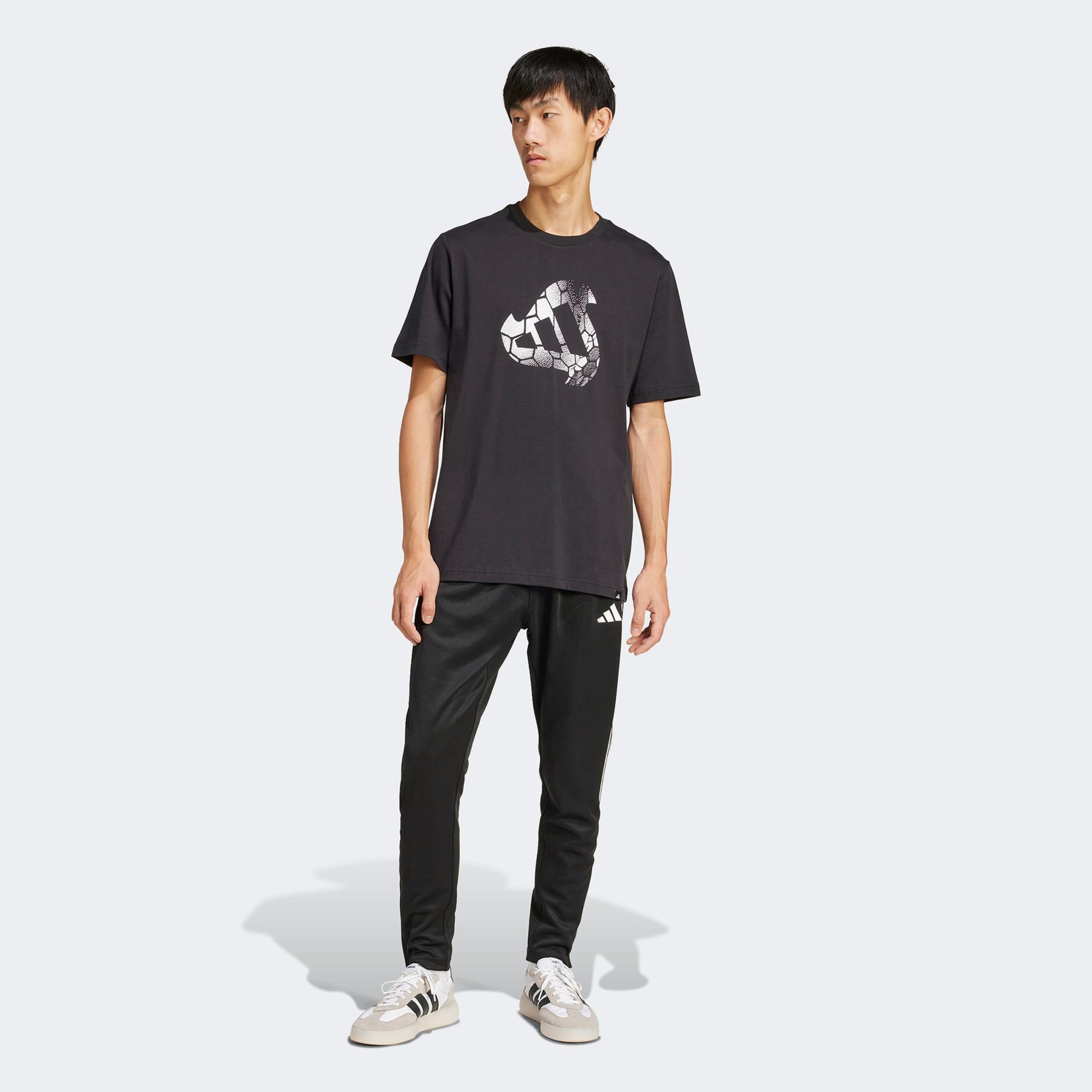 adidas House Of Tiro Graphic Erkek Siyah T-Shirt