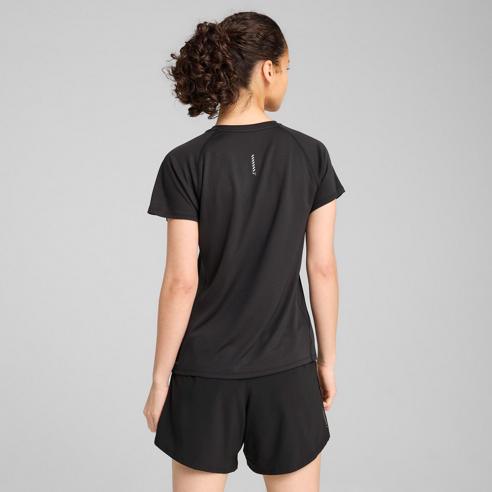 Puma Run Velocity (Poly) Kadın Siyah T-Shirt