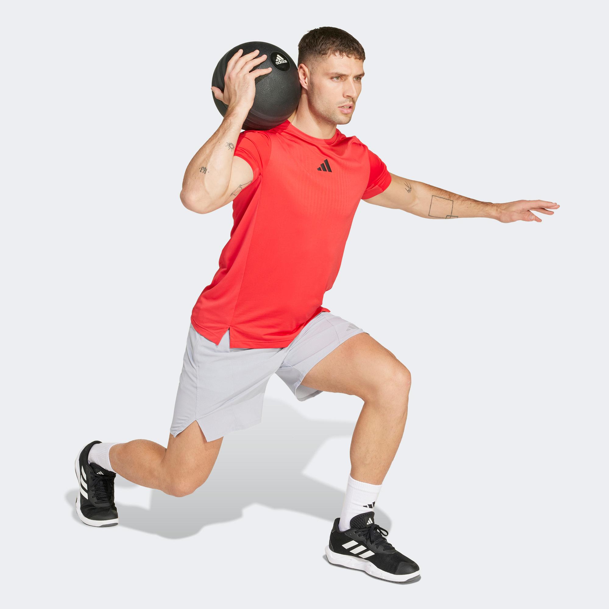 adidas Airchill Erkek Kırmızı Antrenman T-Shirt