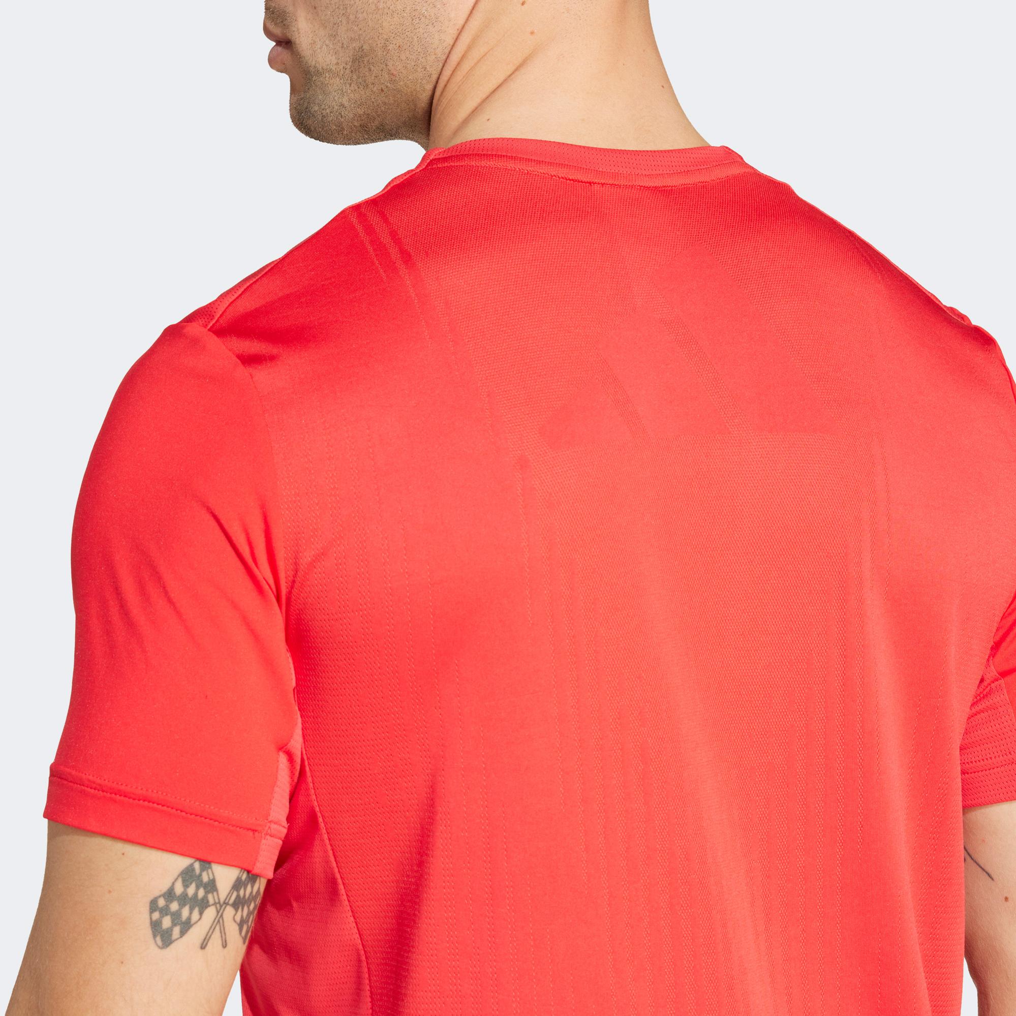 adidas Airchill Erkek Kırmızı Antrenman T-Shirt