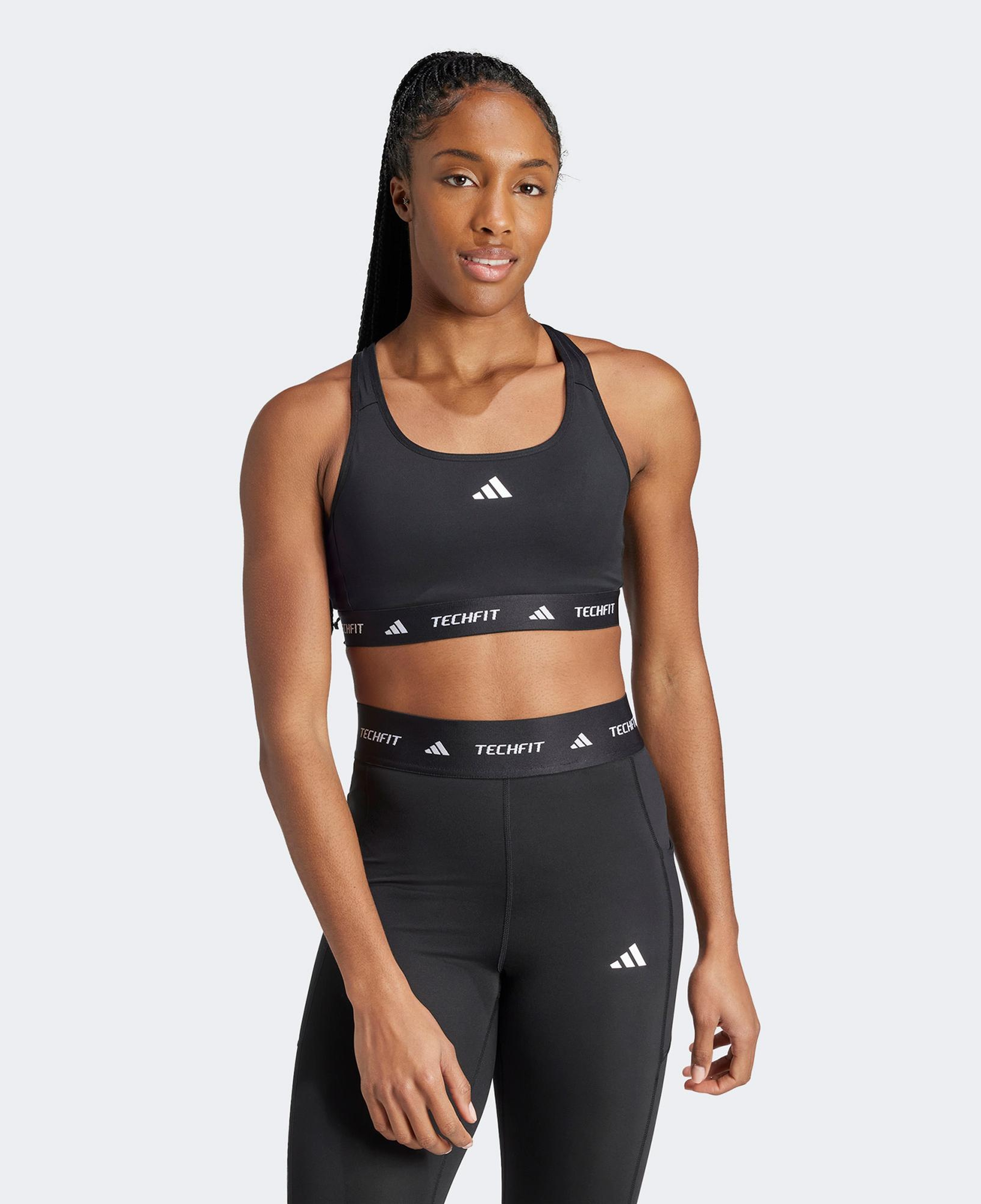 adidas Techfit Kadın Siyah Antrenman Bra