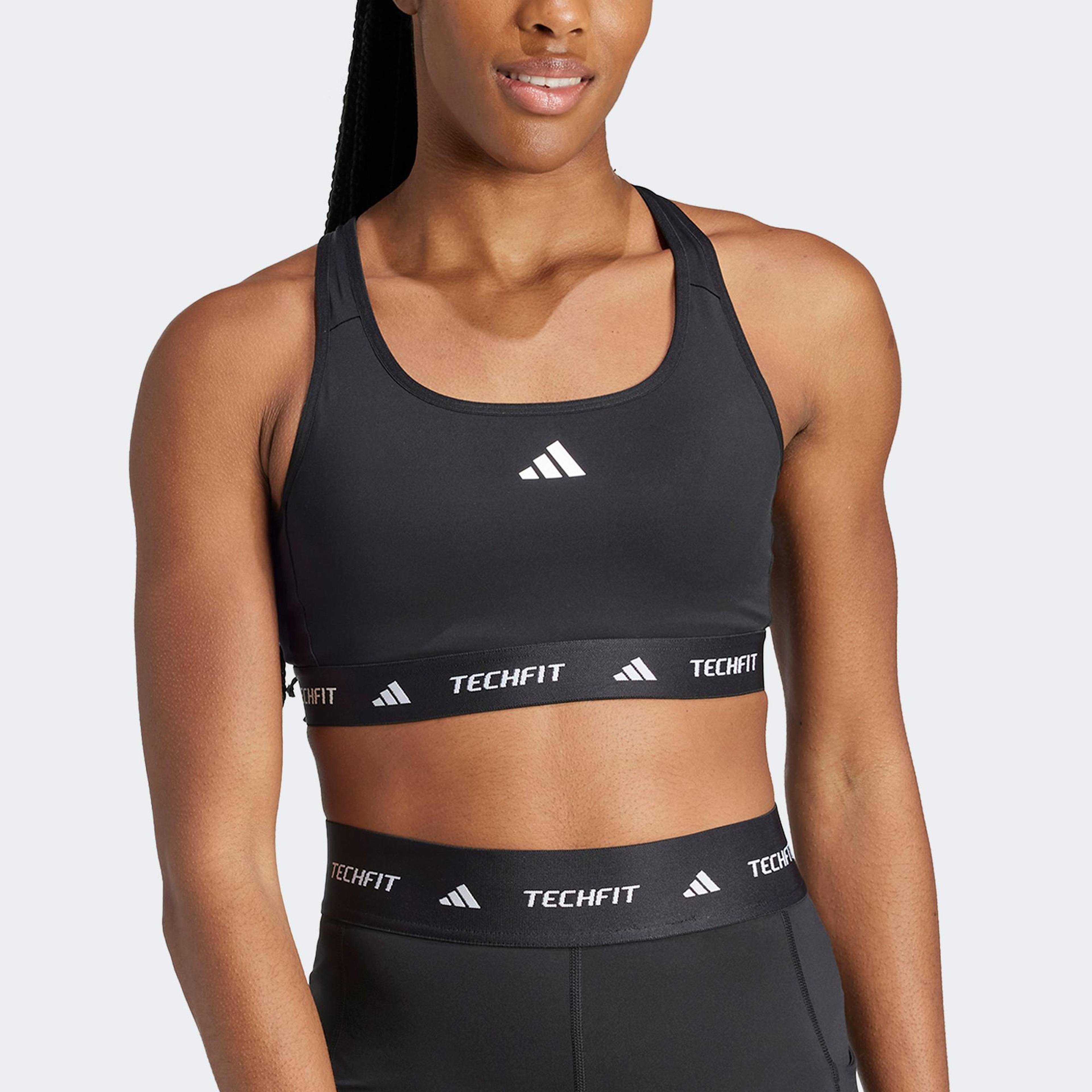 adidas Techfit Kadın Siyah Antrenman Bra