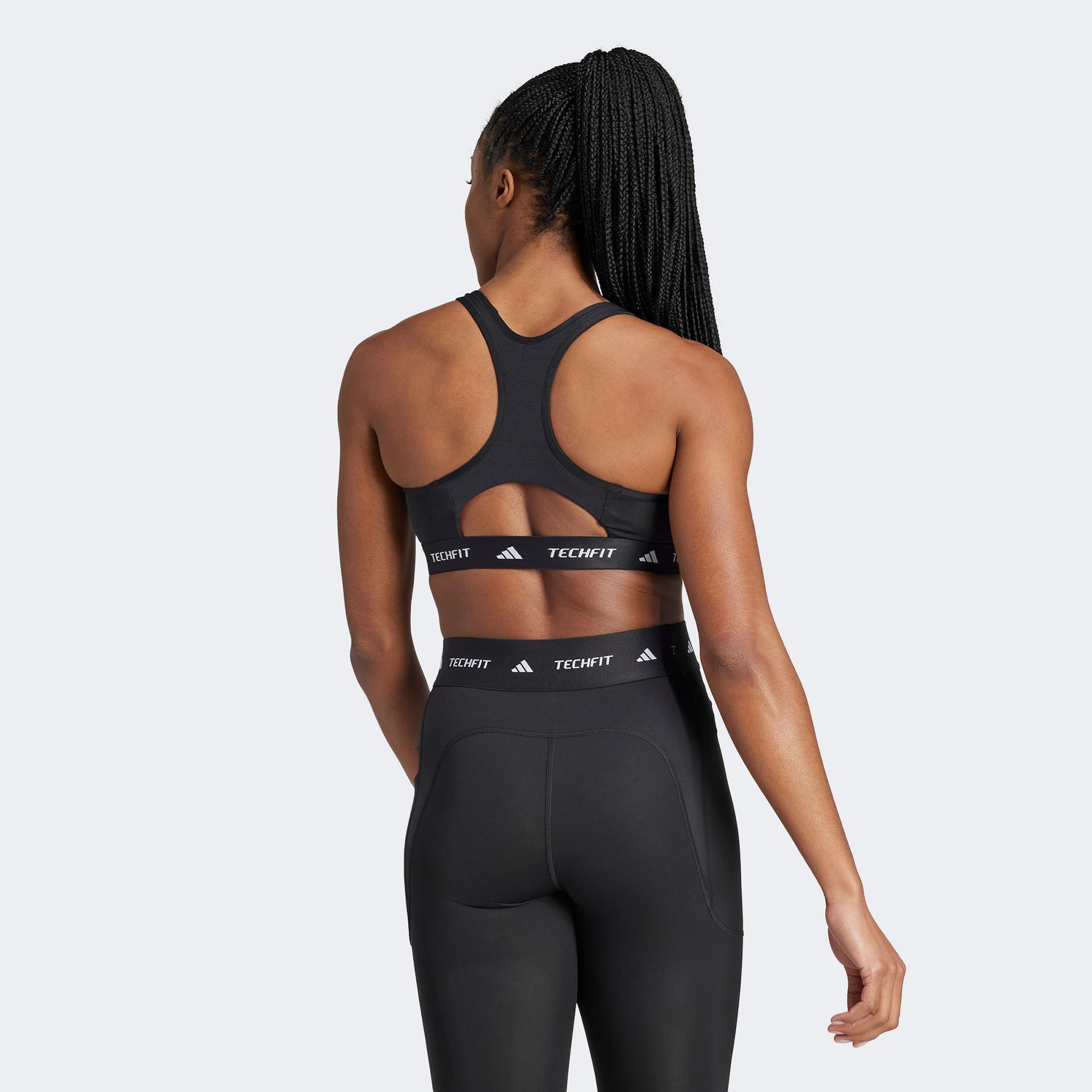 adidas Techfit Kadın Siyah Antrenman Bra