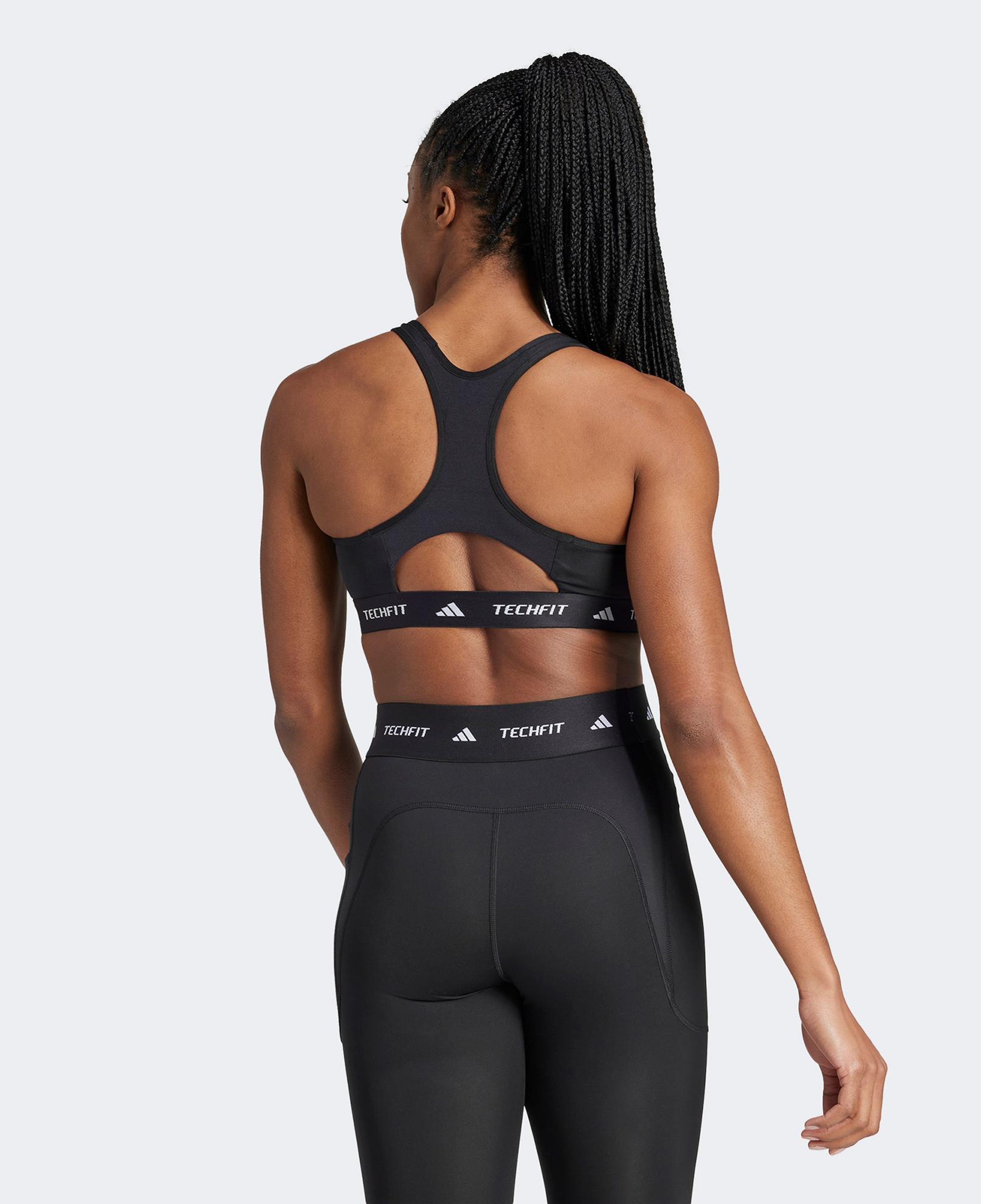 adidas Techfit Kadın Siyah Antrenman Bra