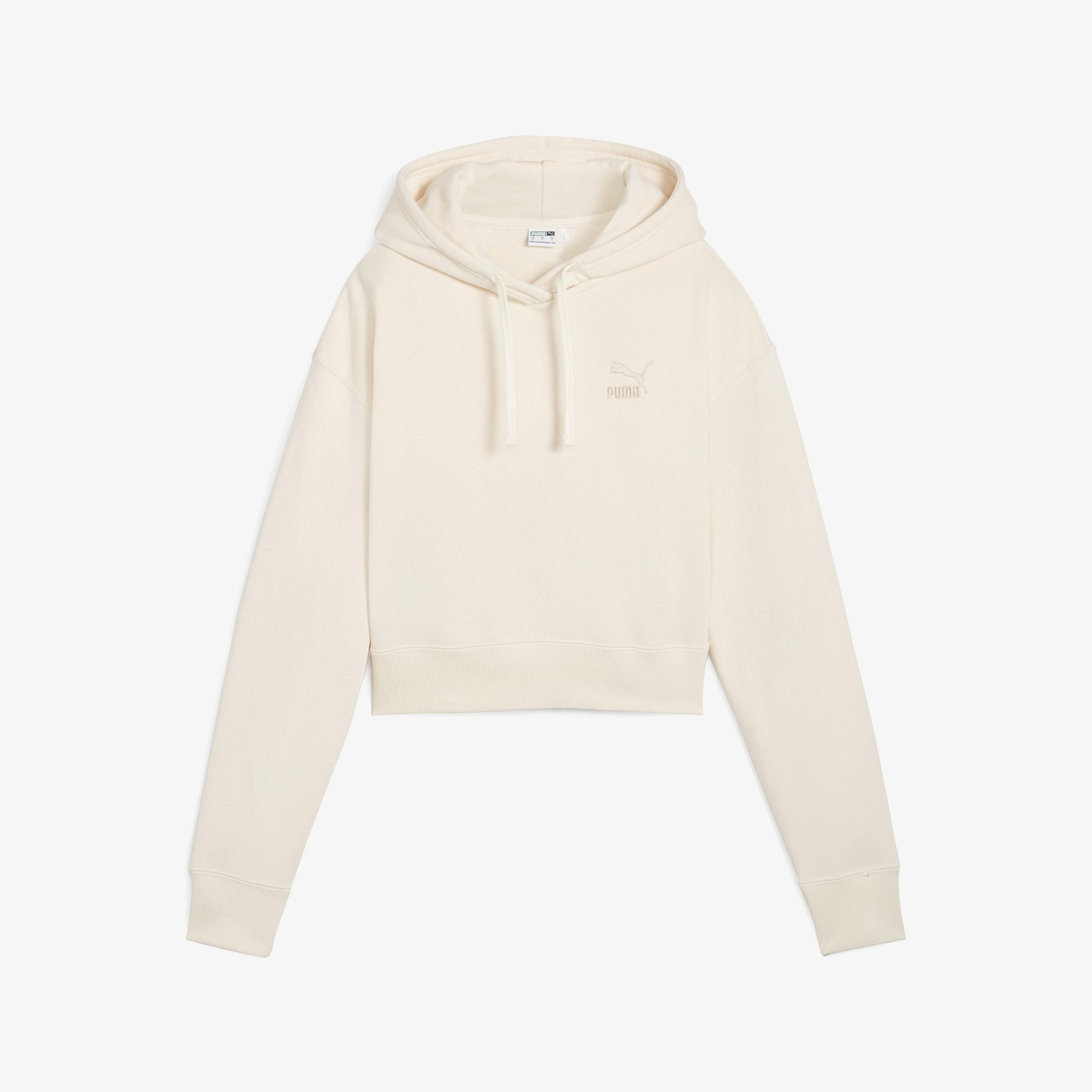 Puma Better Classic Kadın Bej Günlük Sweatshirt