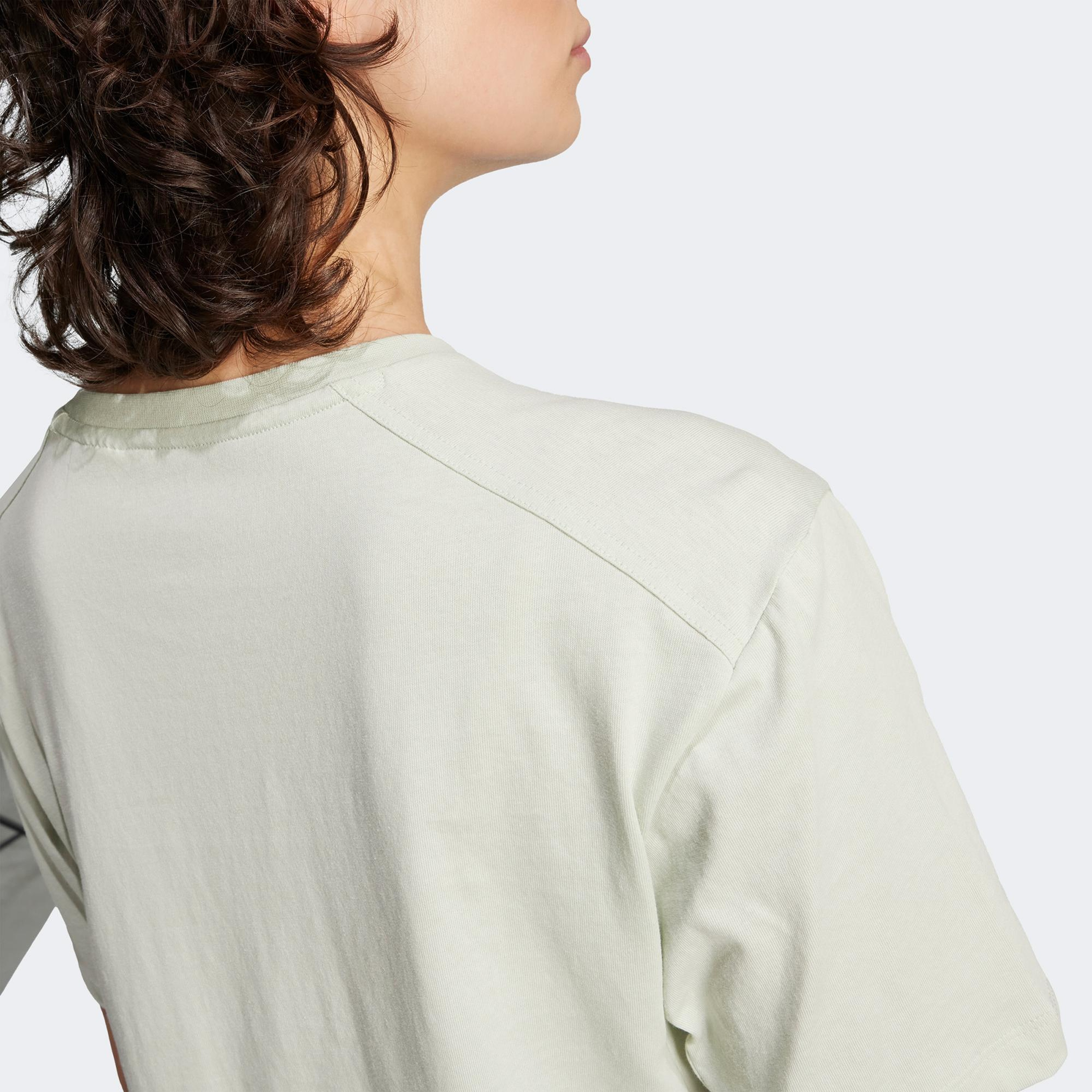 adidas Terrex Classic Logo Kadın Yeşil T-Shirt