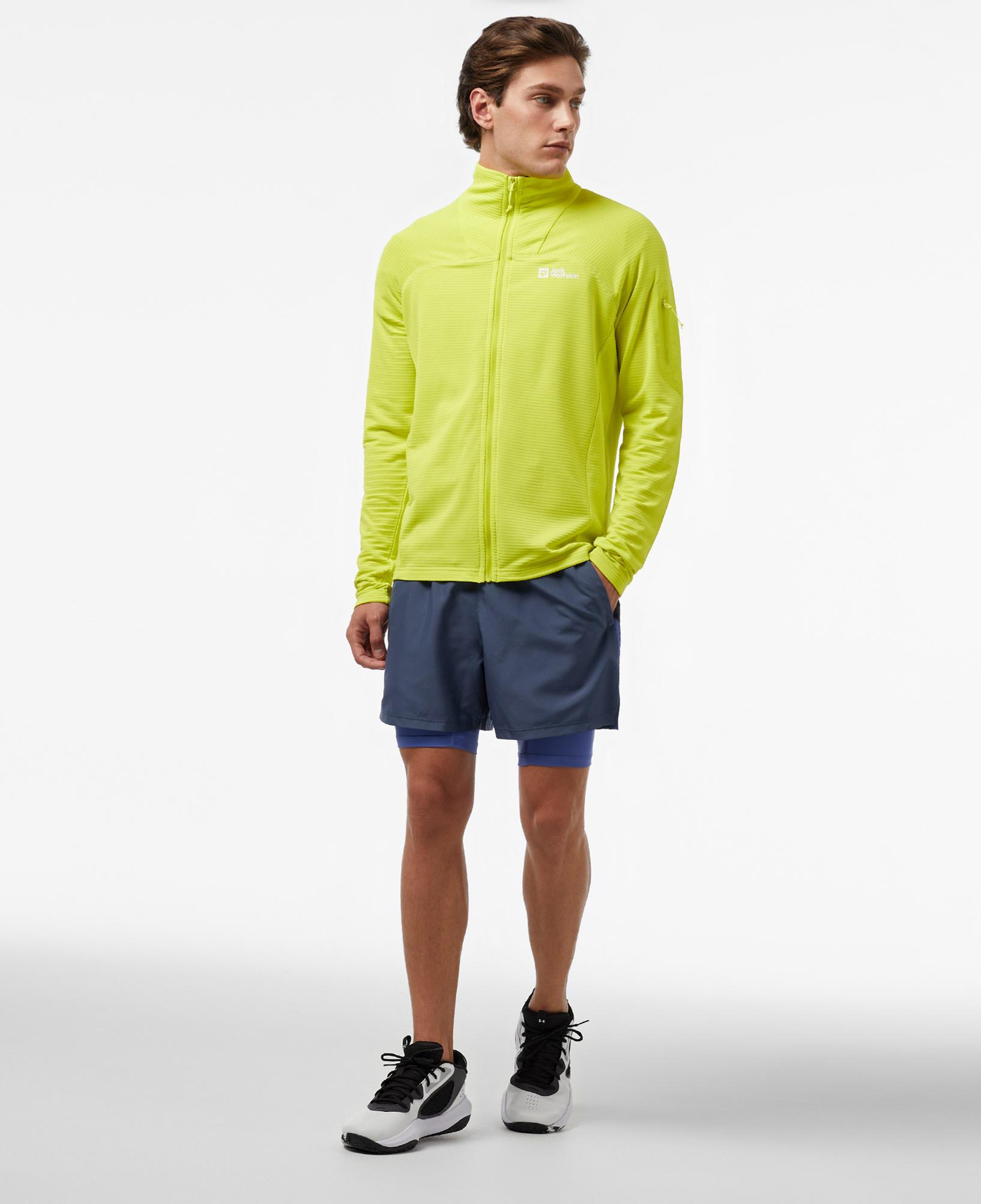 Jack Wolfskin Prelight Erkek Sarı Polar