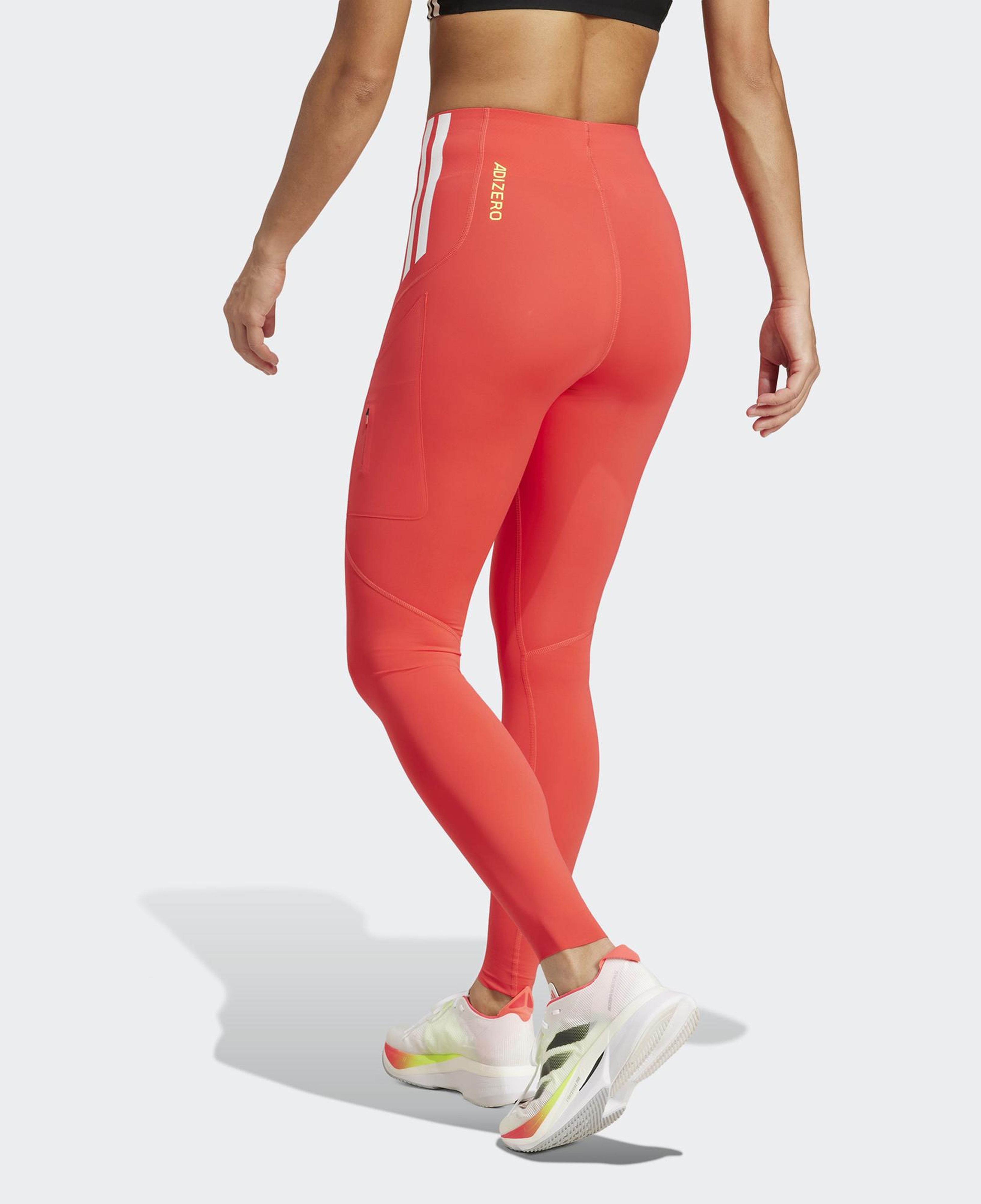 adidas Adizero Full Length Kadın Kırmızı Koşu Taytı