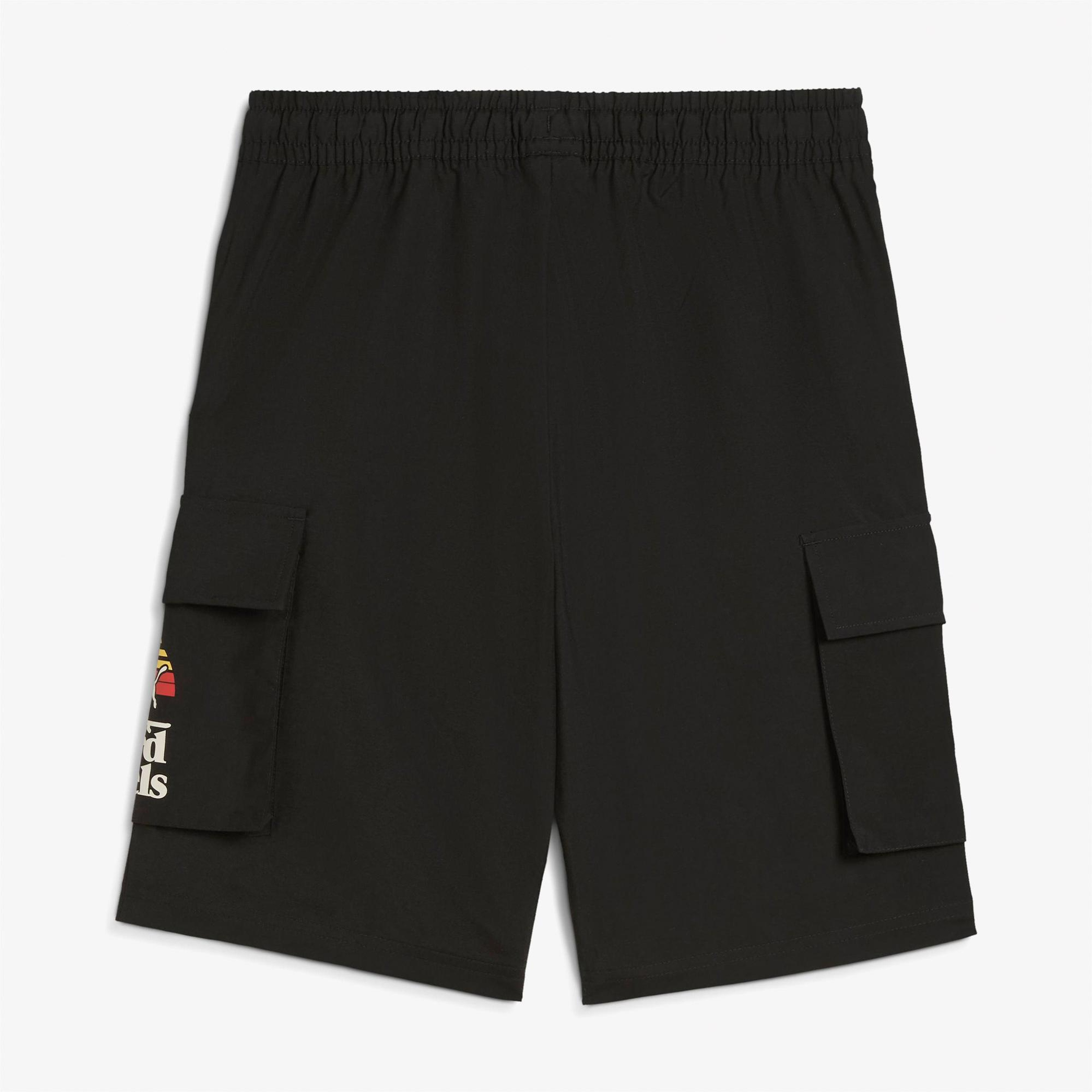 Puma Mid90S Cargo Chino Çocuk Siyah Şort