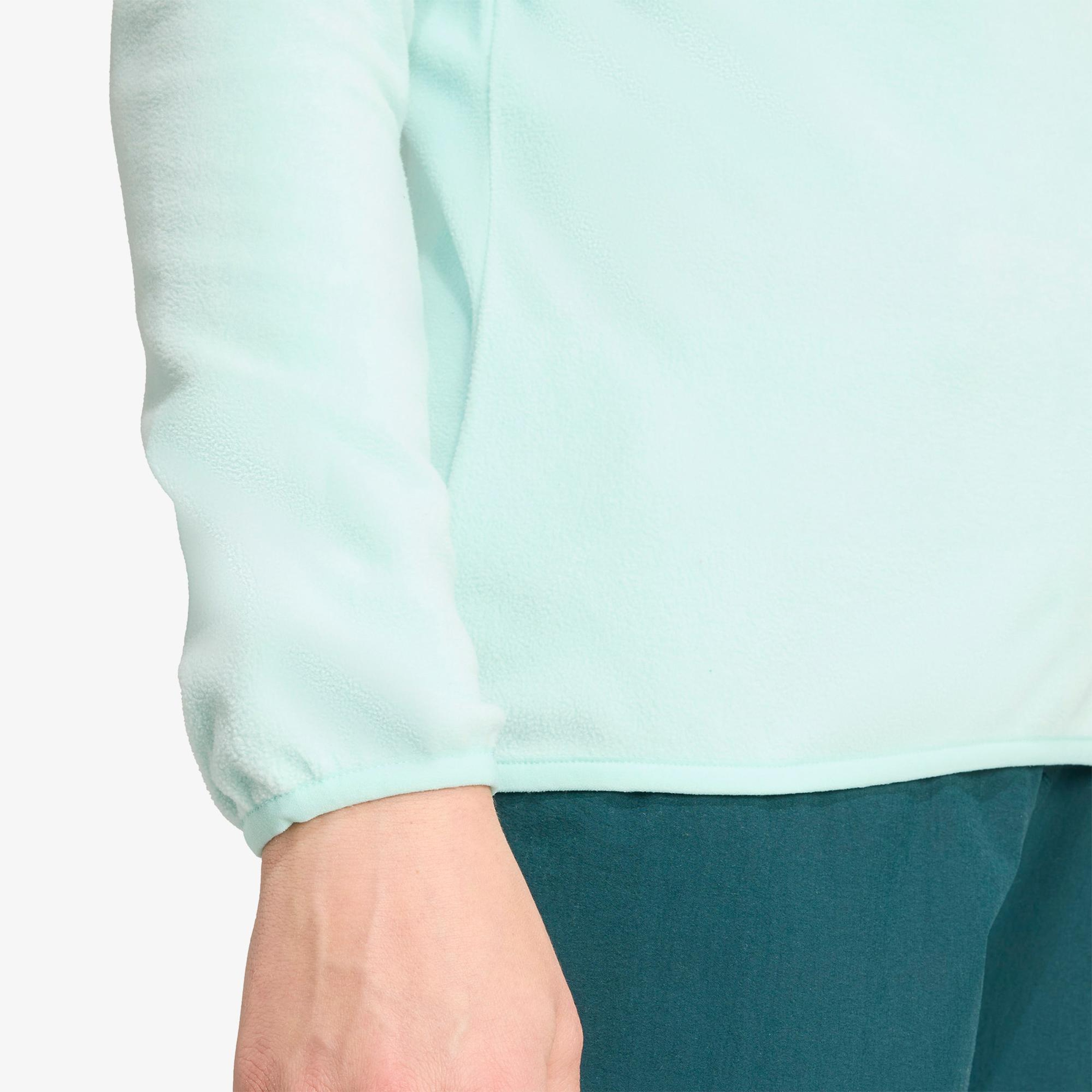 adidas Multi Essentials 1-2 Zip Fleece Kadın Mavi Yürüyüş Polar