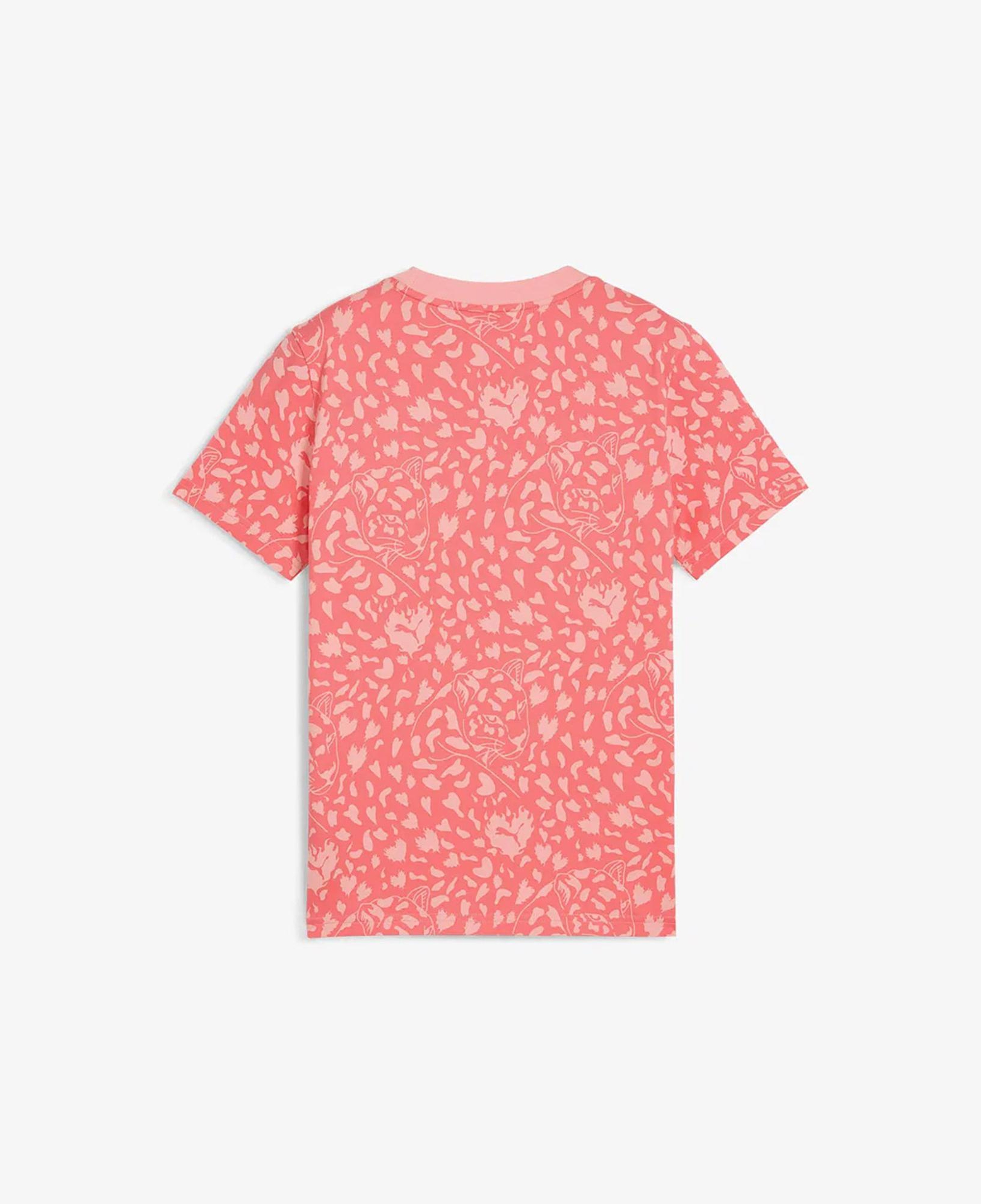 Puma Flaming Love Aop Çocuk Turuncu T-Shirt