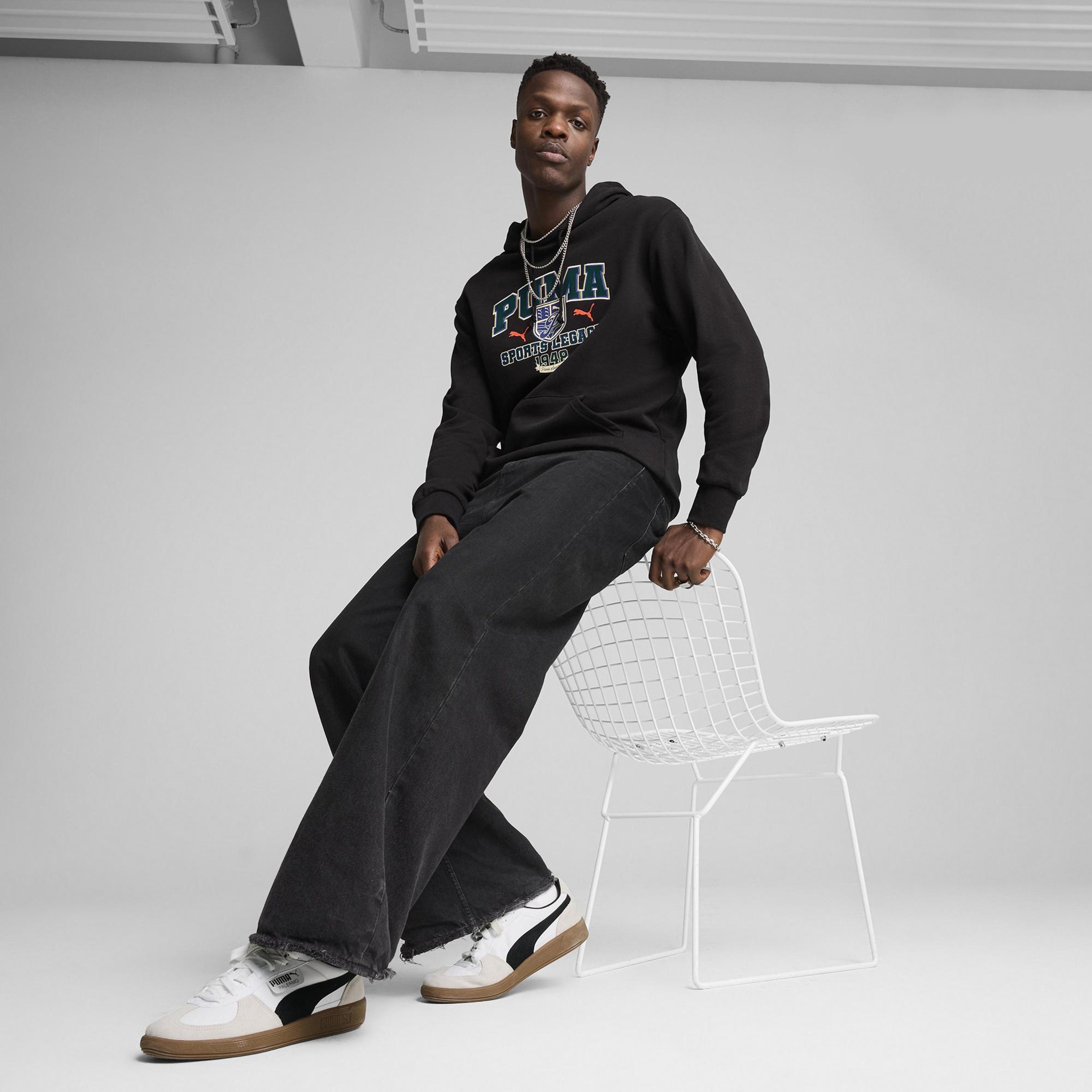 Puma Sports Legacy Erkek Siyah Sweatshirt