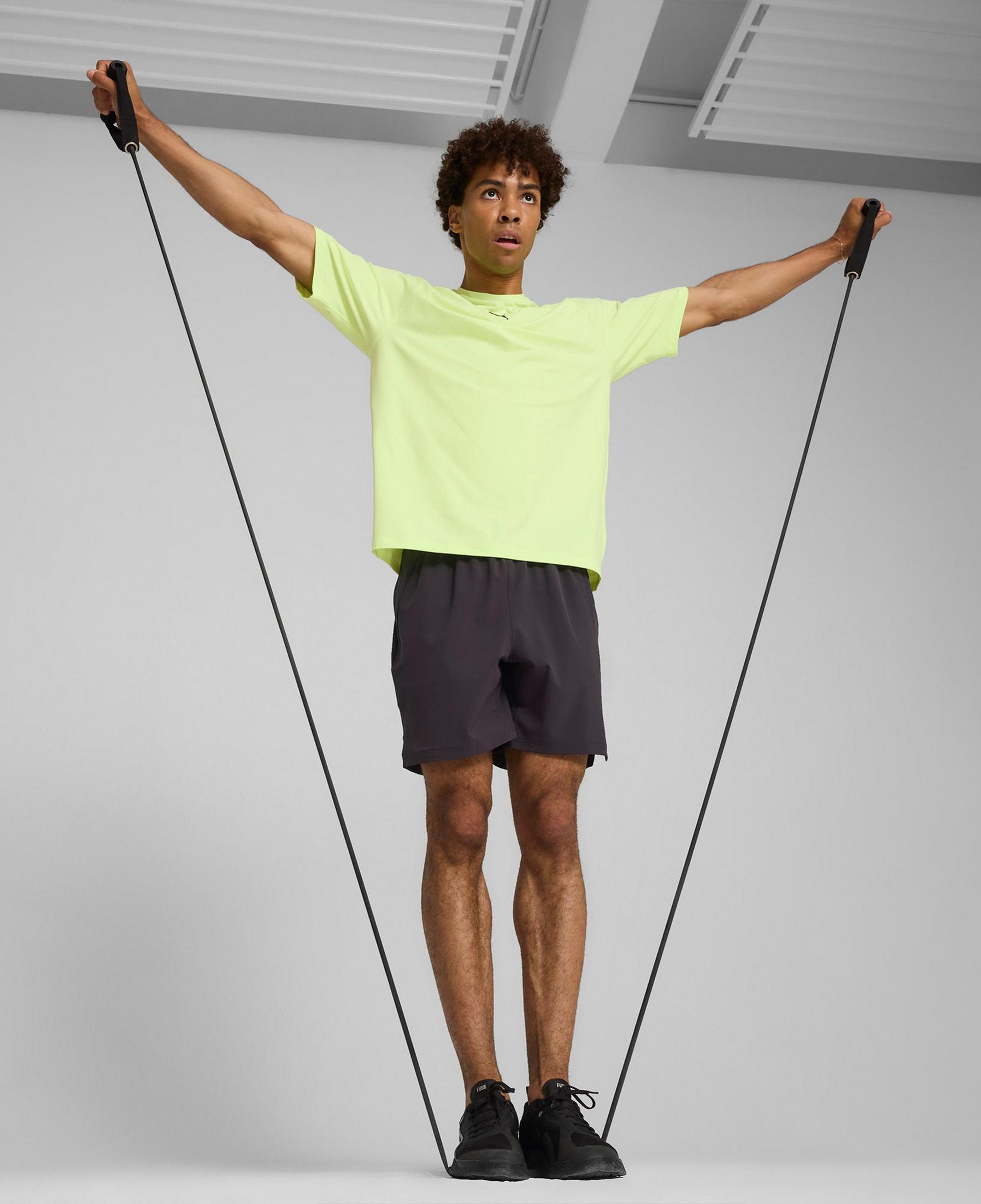 Puma Cloudspun Therma Erkek Sarı Antrenman T-Shirt