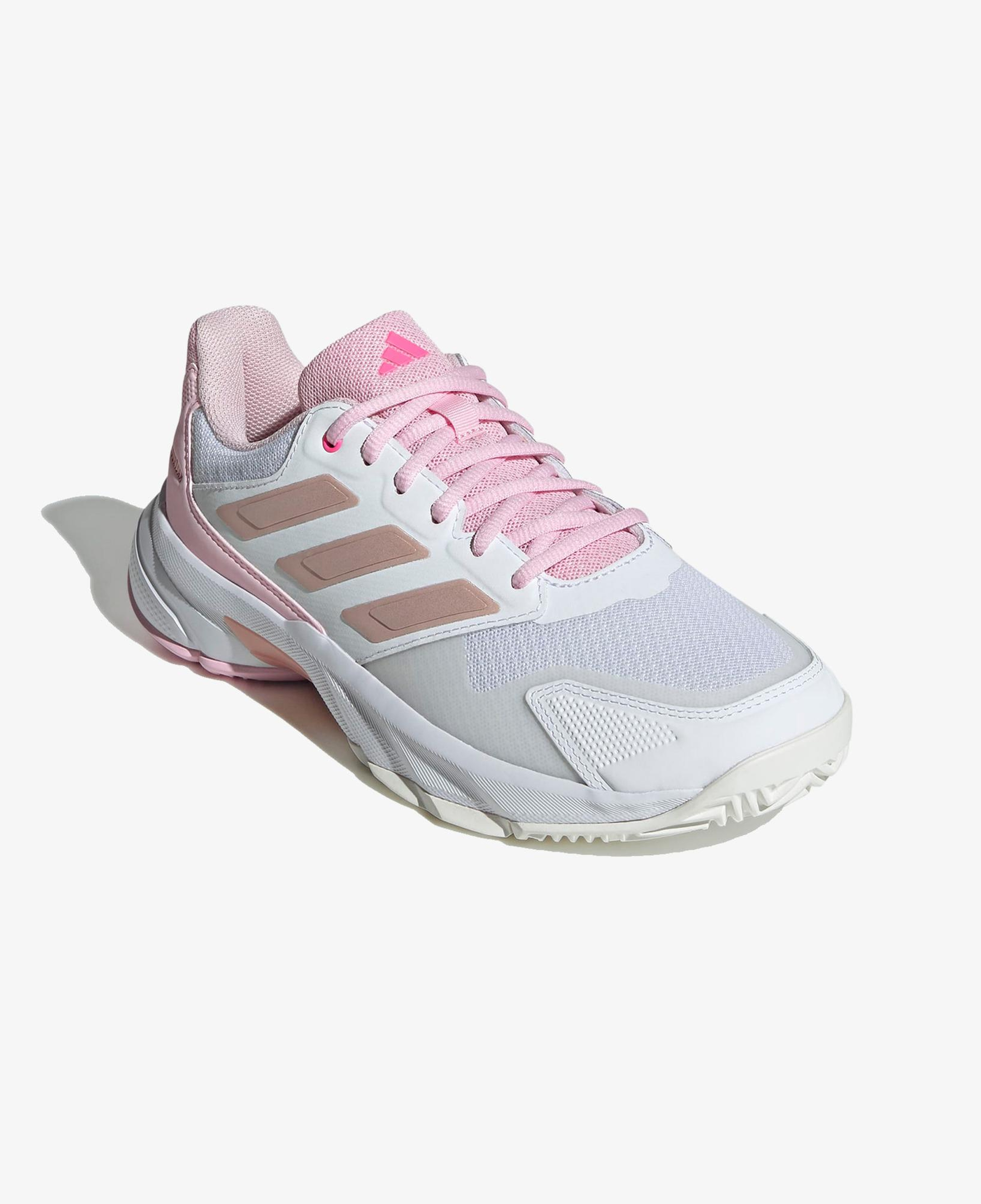adidas Courtjam Control 3 Kadın Beyaz Tenis Ayakkabısı