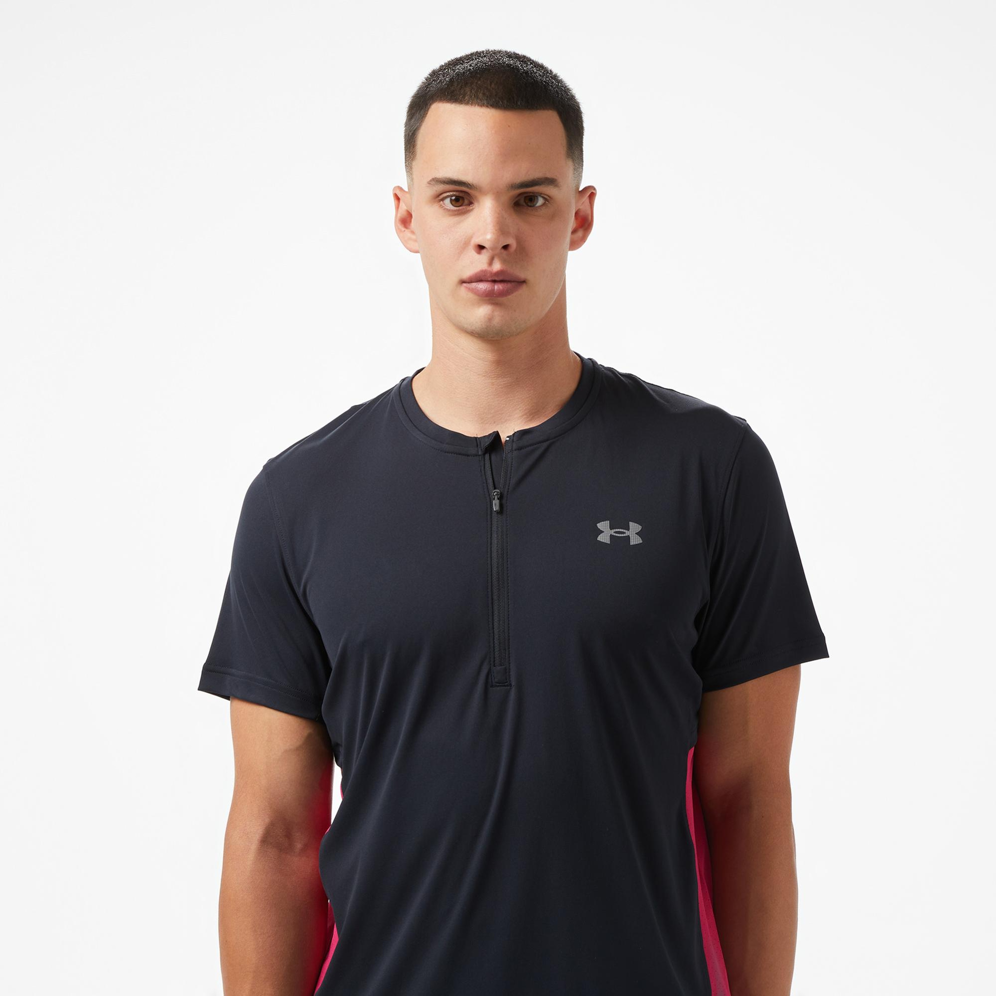 Under Armour Trail Run Erkek Siyah T-Shirt