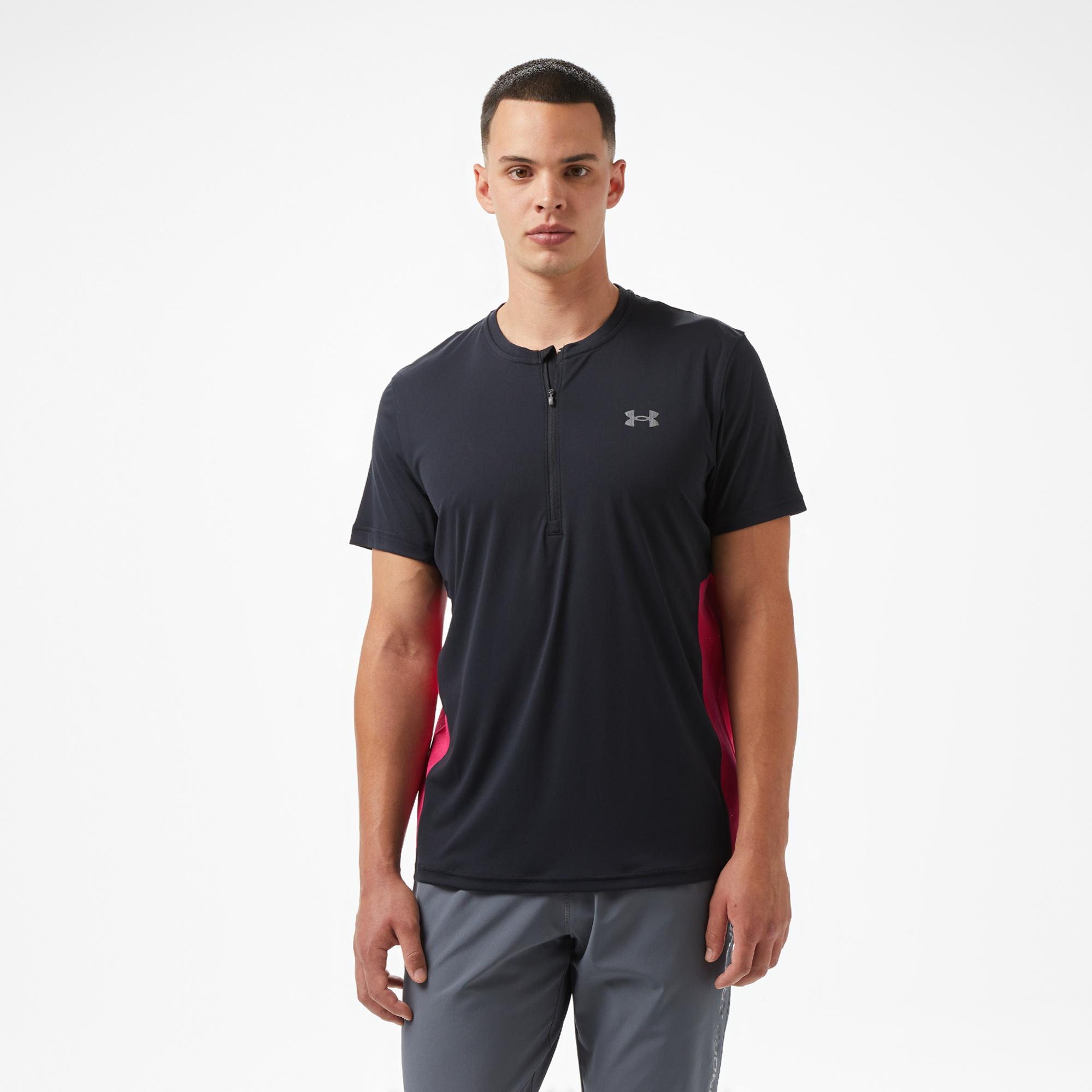 Under Armour Trail Run Erkek Siyah T-Shirt