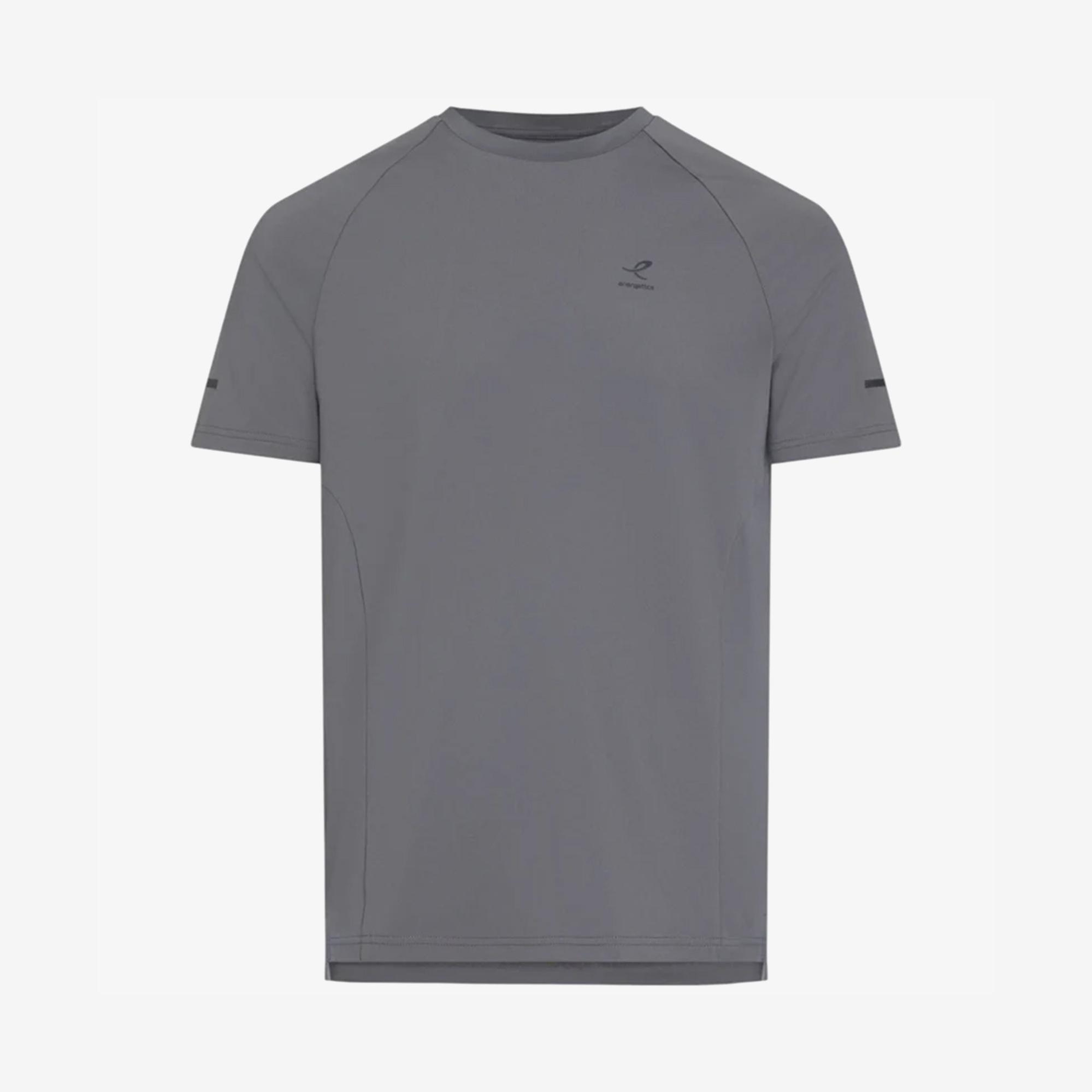 Energetics Ellazor S/S Erkek Gri Koşu T-Shirt