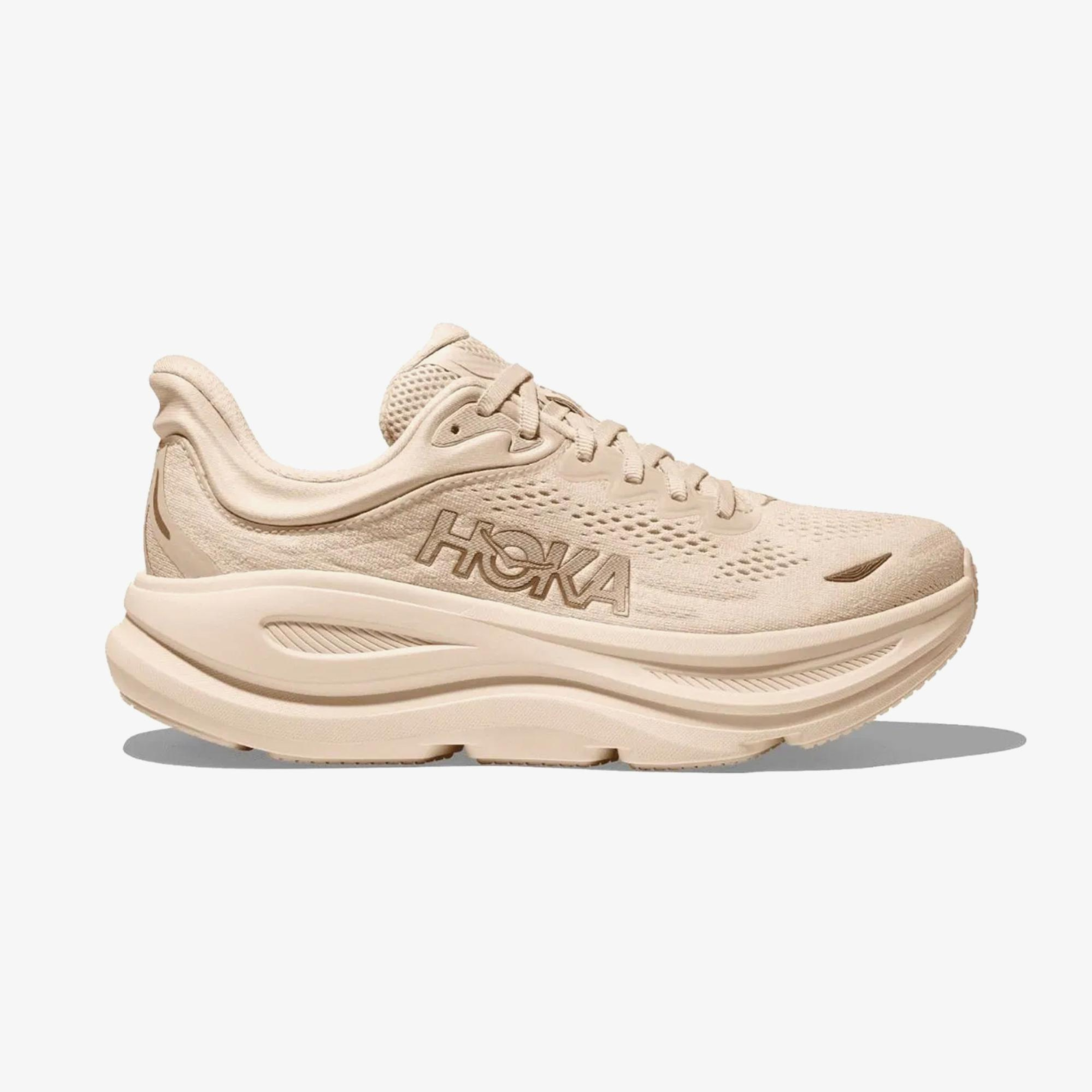 Hoka Bondi 9 Kadın Bej Koşu Ayakkabısı