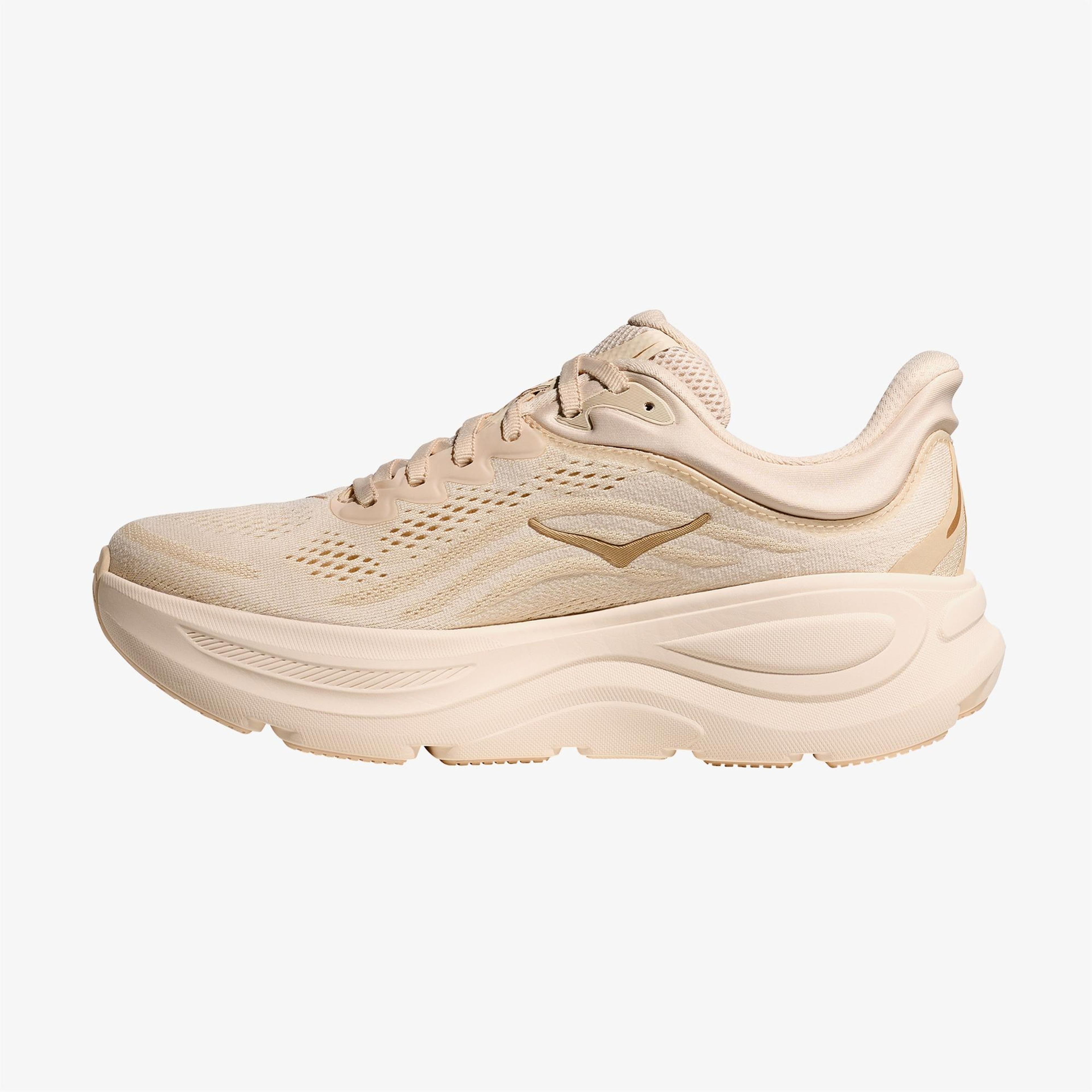 Hoka Bondi 9 Kadın Bej Koşu Ayakkabısı