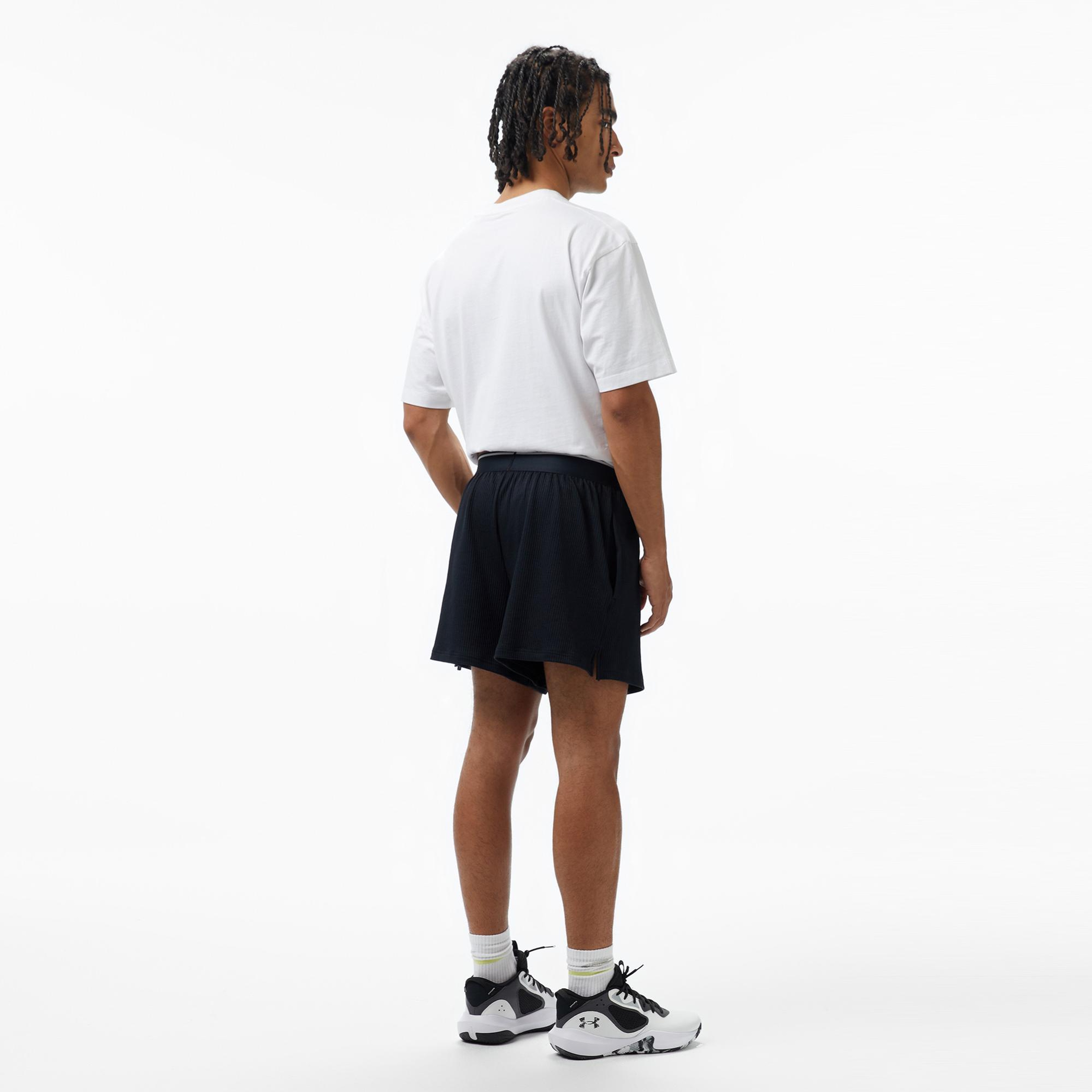 Under Armour Meridian Rib Kadın Siyah Antrenman Şortu