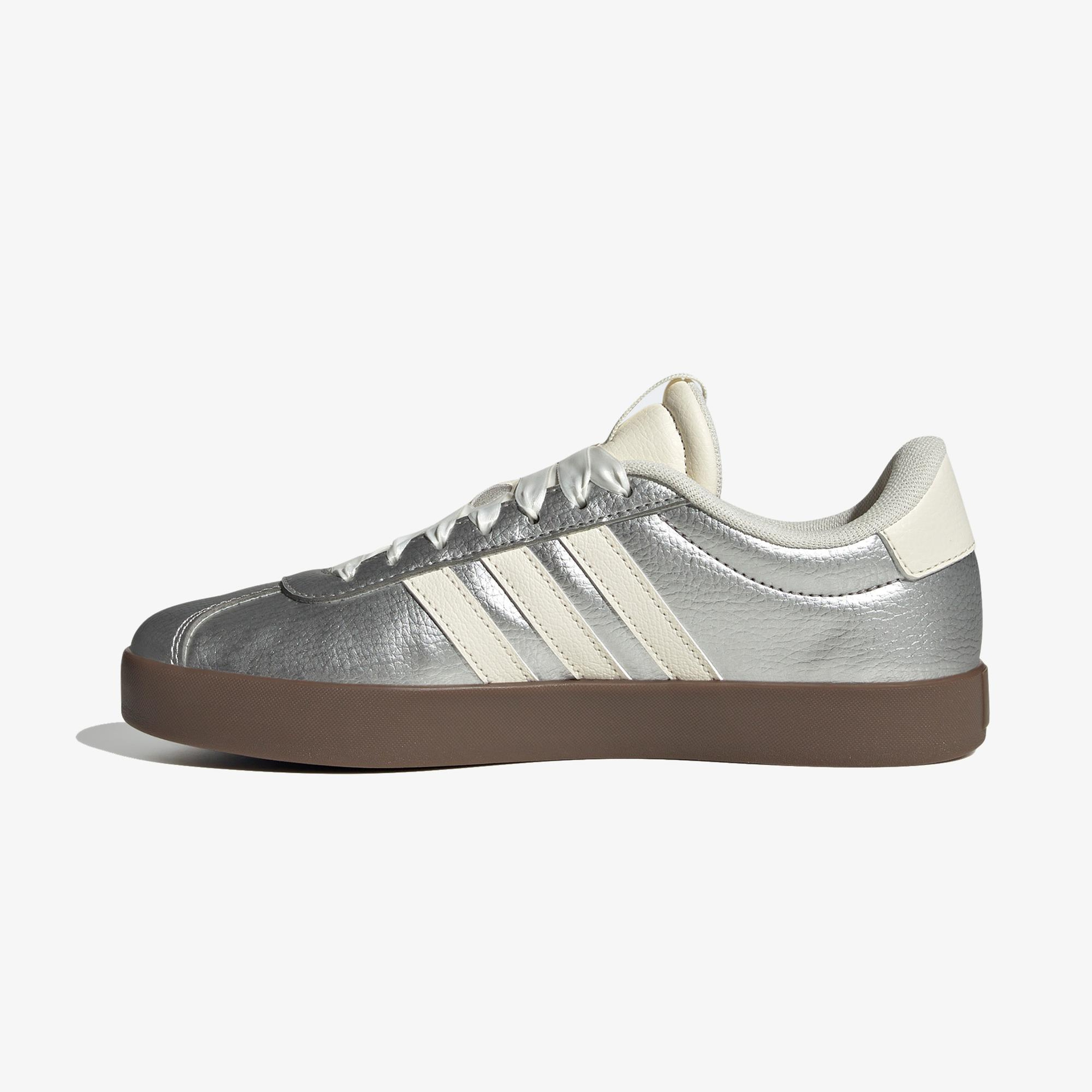 adidas VL Court 3.0 Kadın Gri Spor Ayakkabı