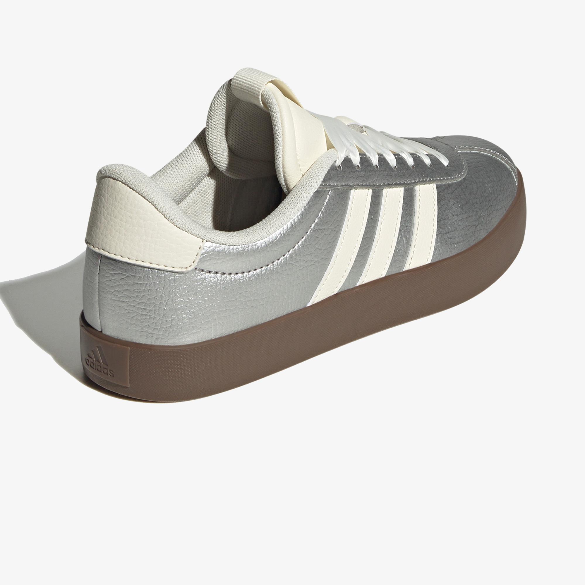 adidas VL Court 3.0 Kadın Gri Spor Ayakkabı