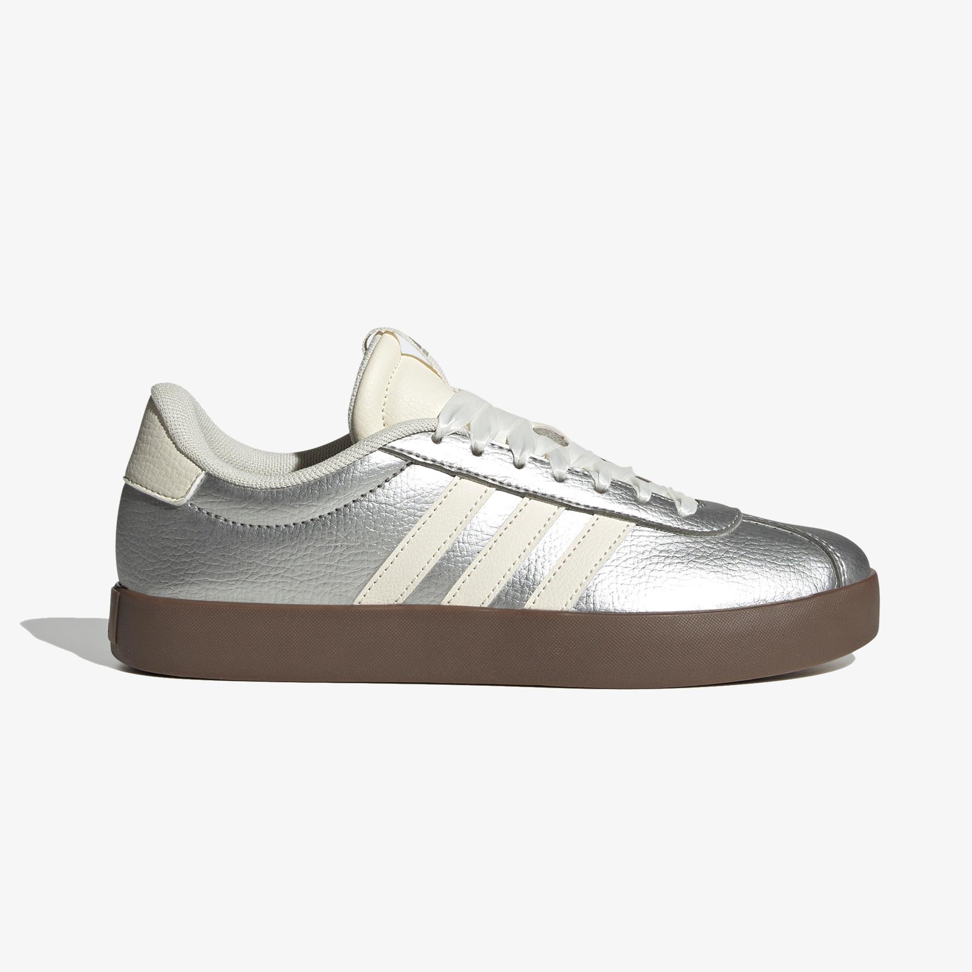 adidas VL Court 3.0 Kadın Gri Spor Ayakkabı