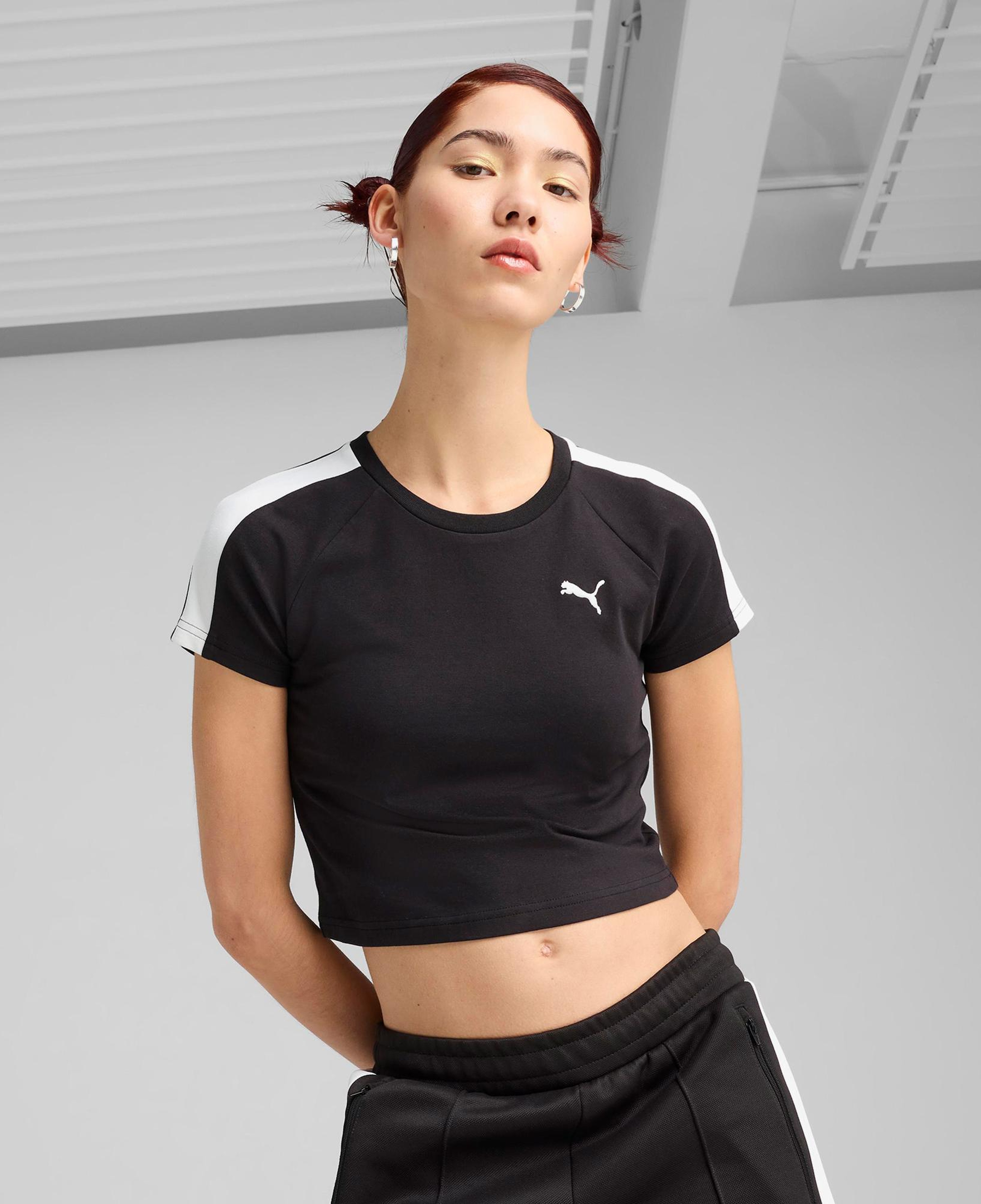 Puma T7 Baby Kadın Siyah T-Shirt