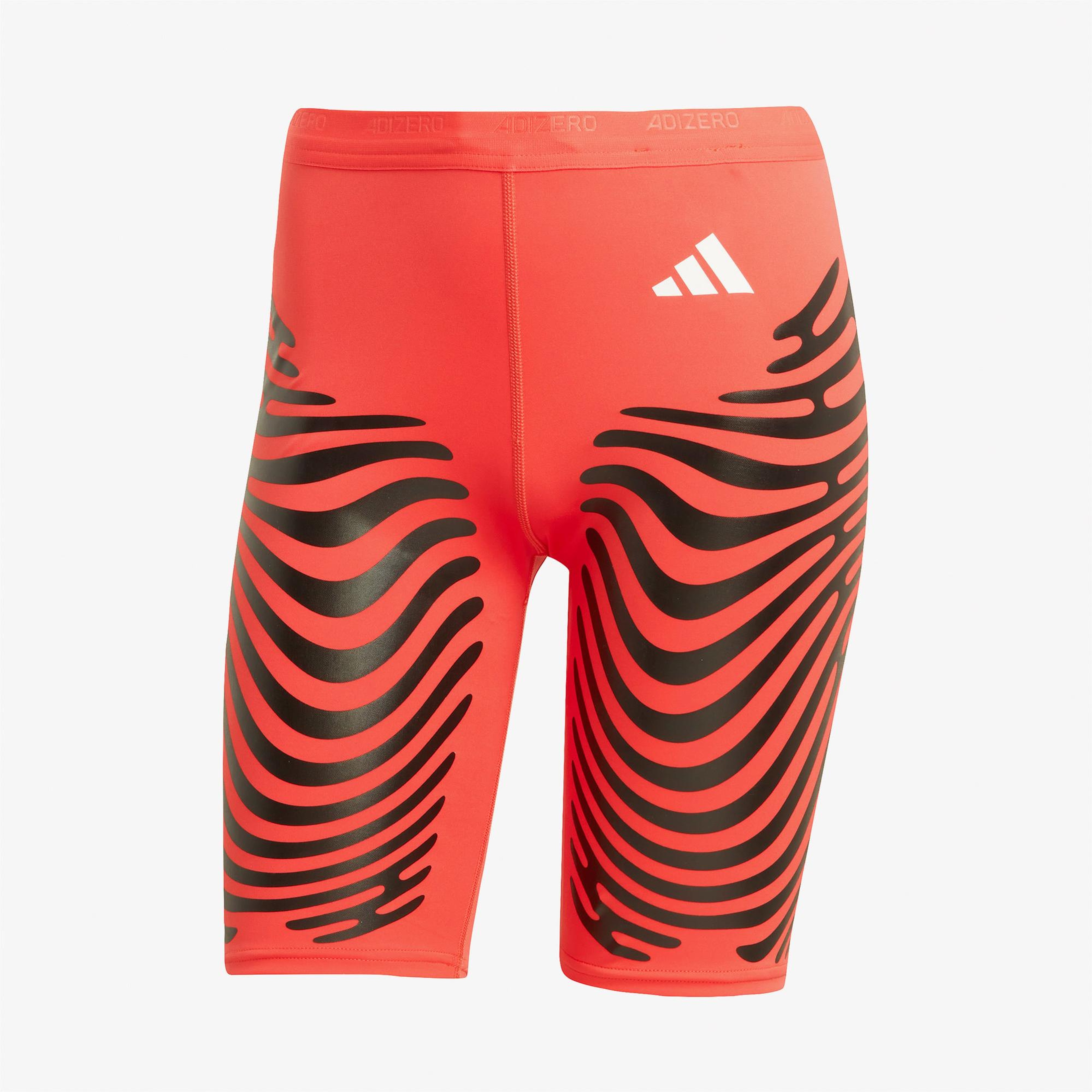 adidas Adizero Control Kadın Kırmızı Koşu Taytı