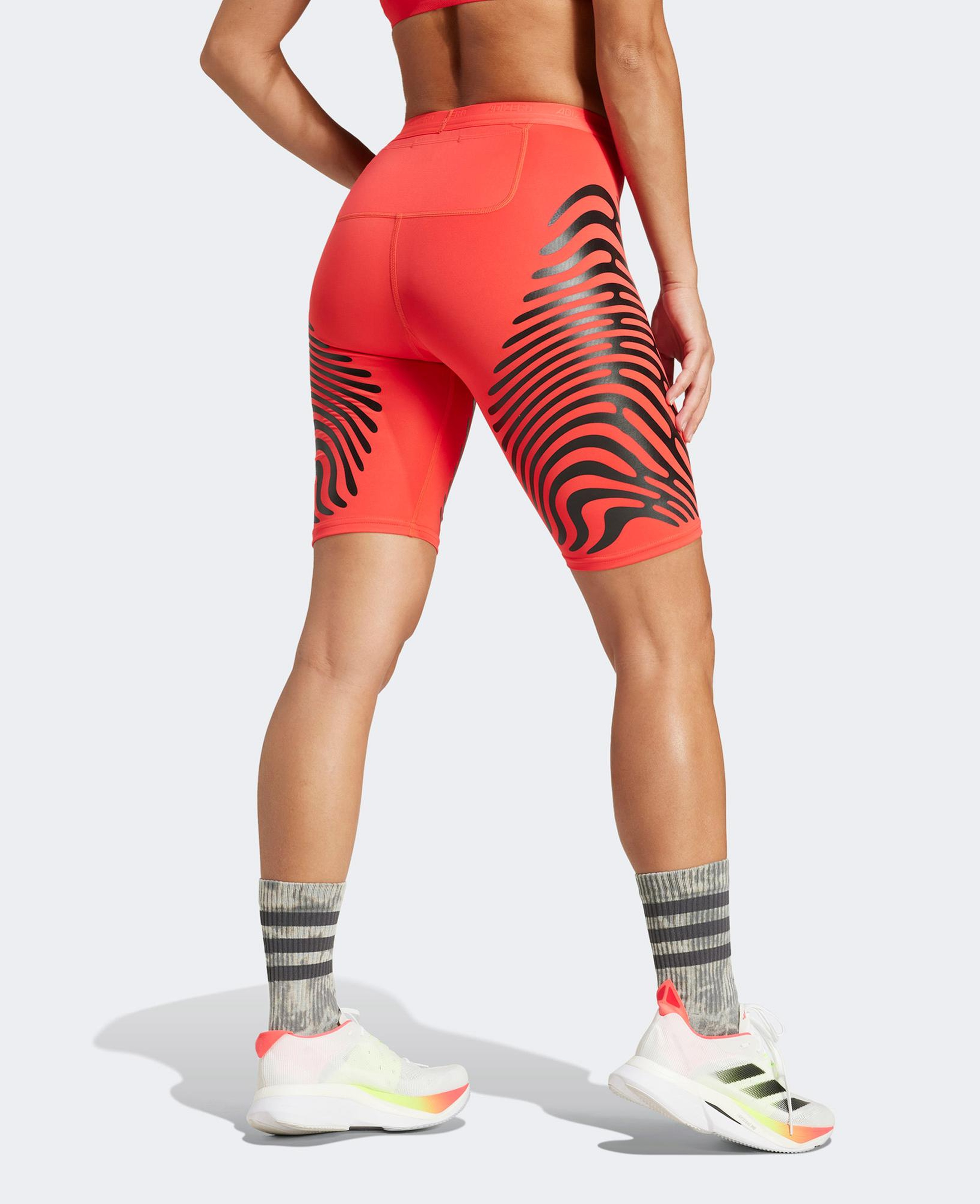 adidas Adizero Control Kadın Kırmızı Koşu Taytı