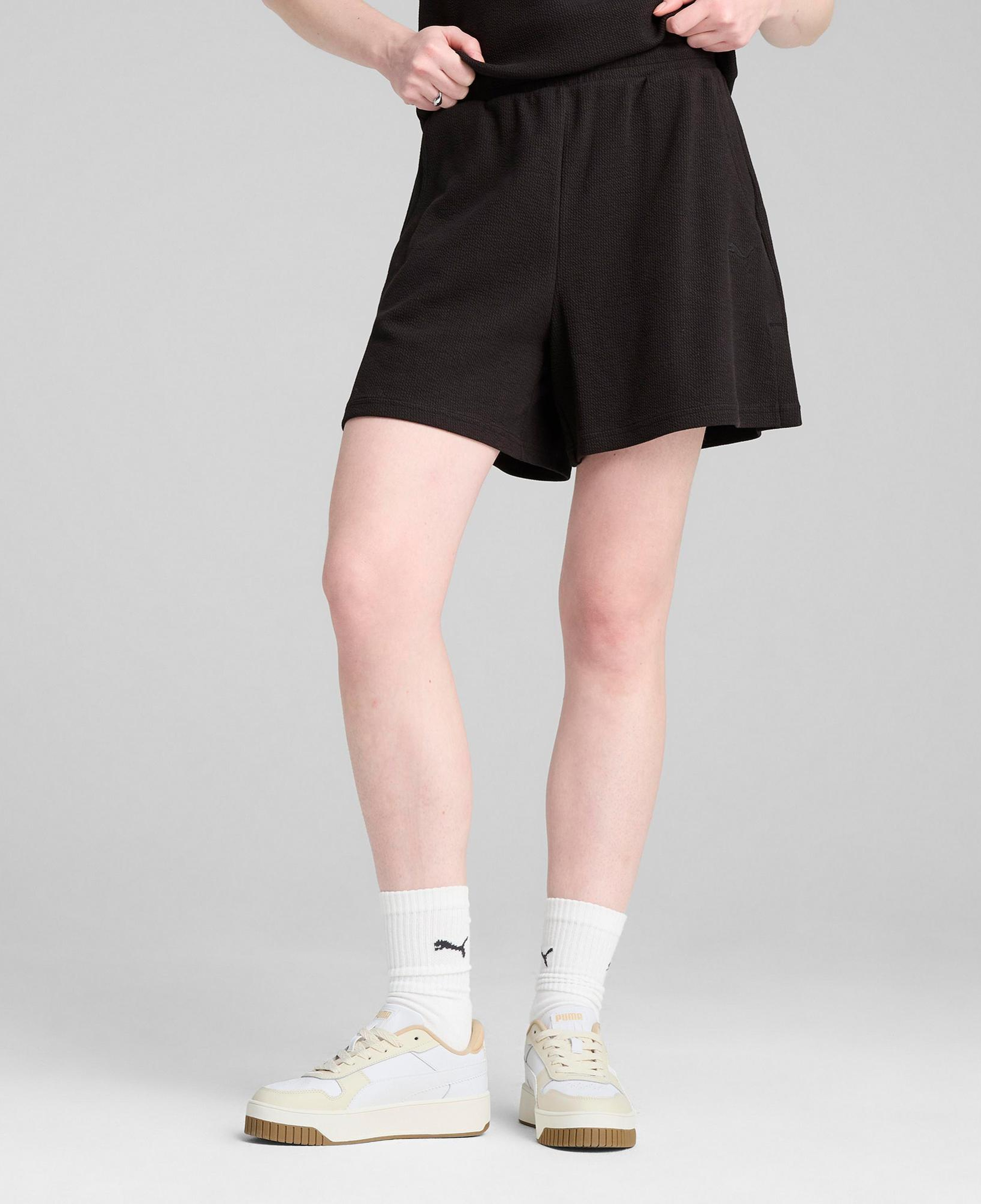 Puma Her High-Waist Kadın Siyah Şort