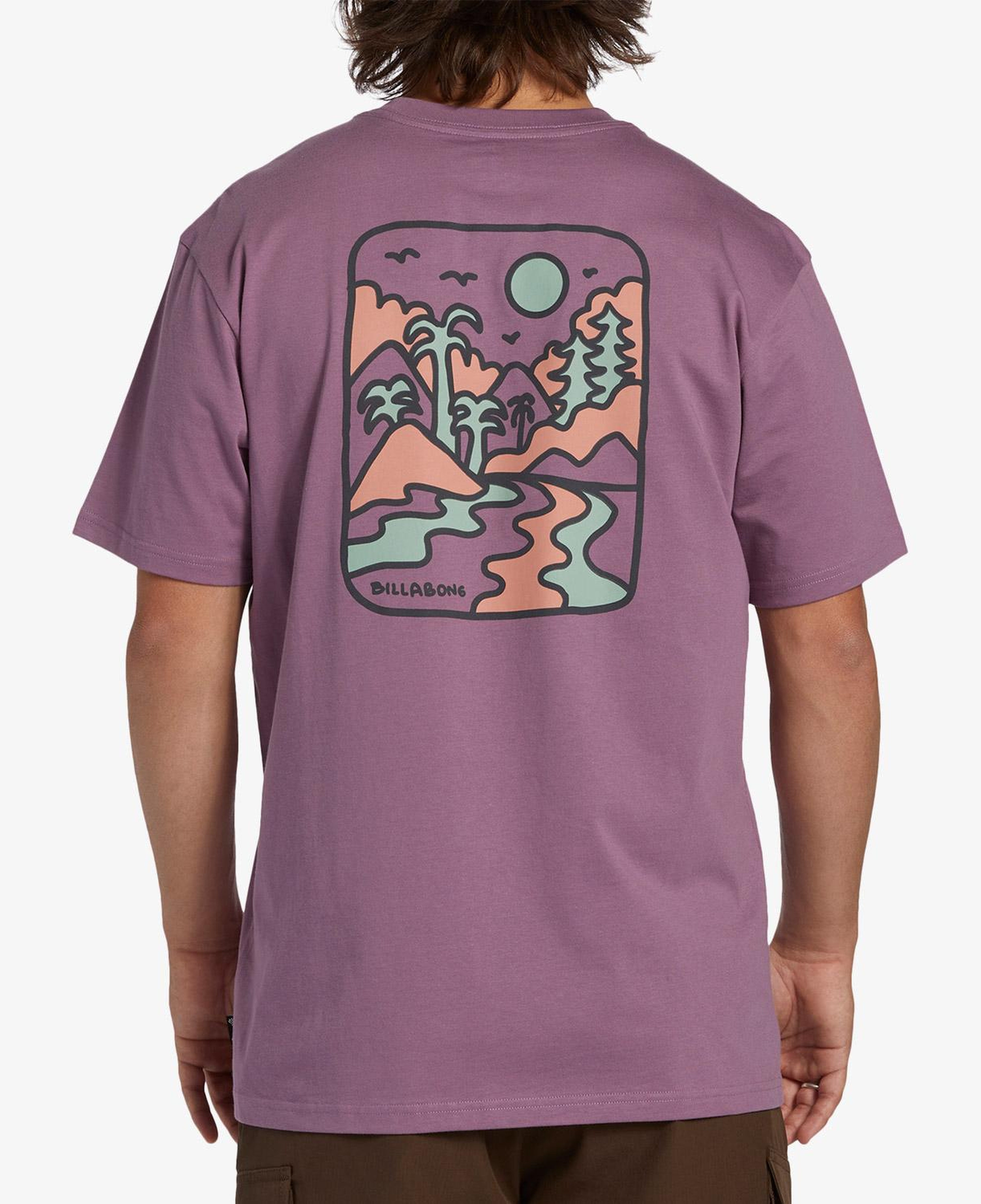 Billabong Shine Erkek Mor Günlük T-Shirt