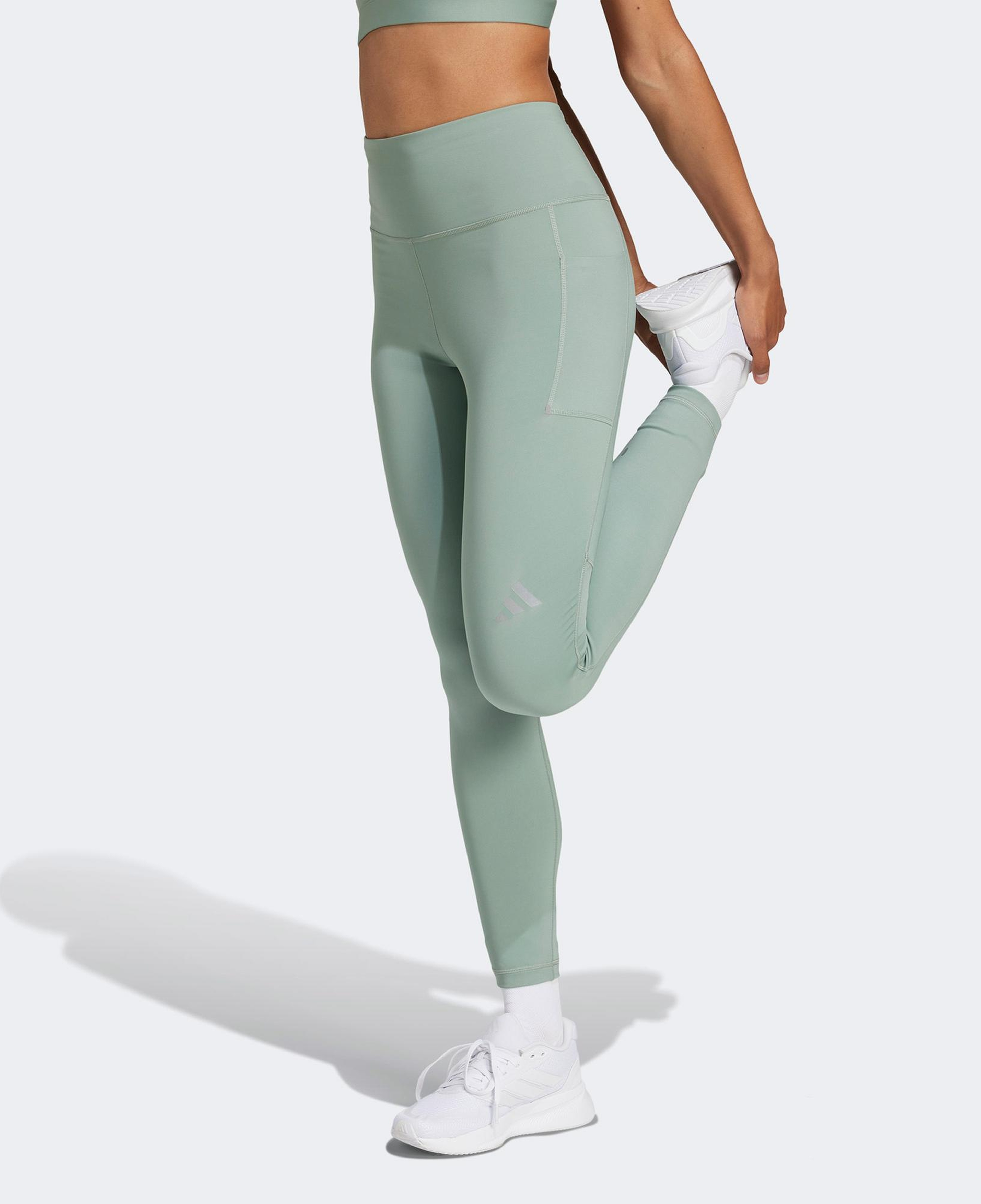 adidas Ultimate7/8 Kadın Yeşil Koşu Taytı