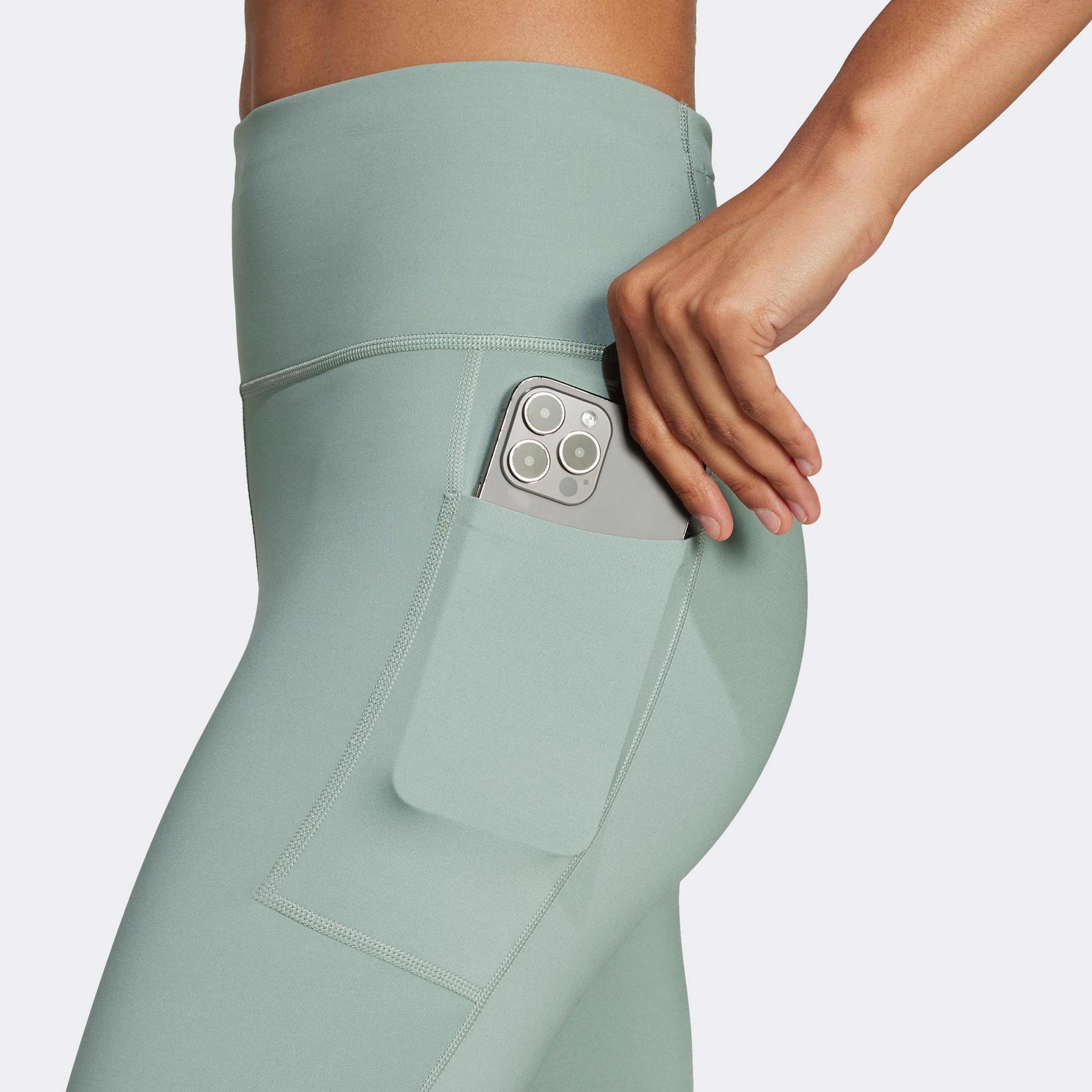 adidas Ultimate7/8 Kadın Yeşil Koşu Taytı