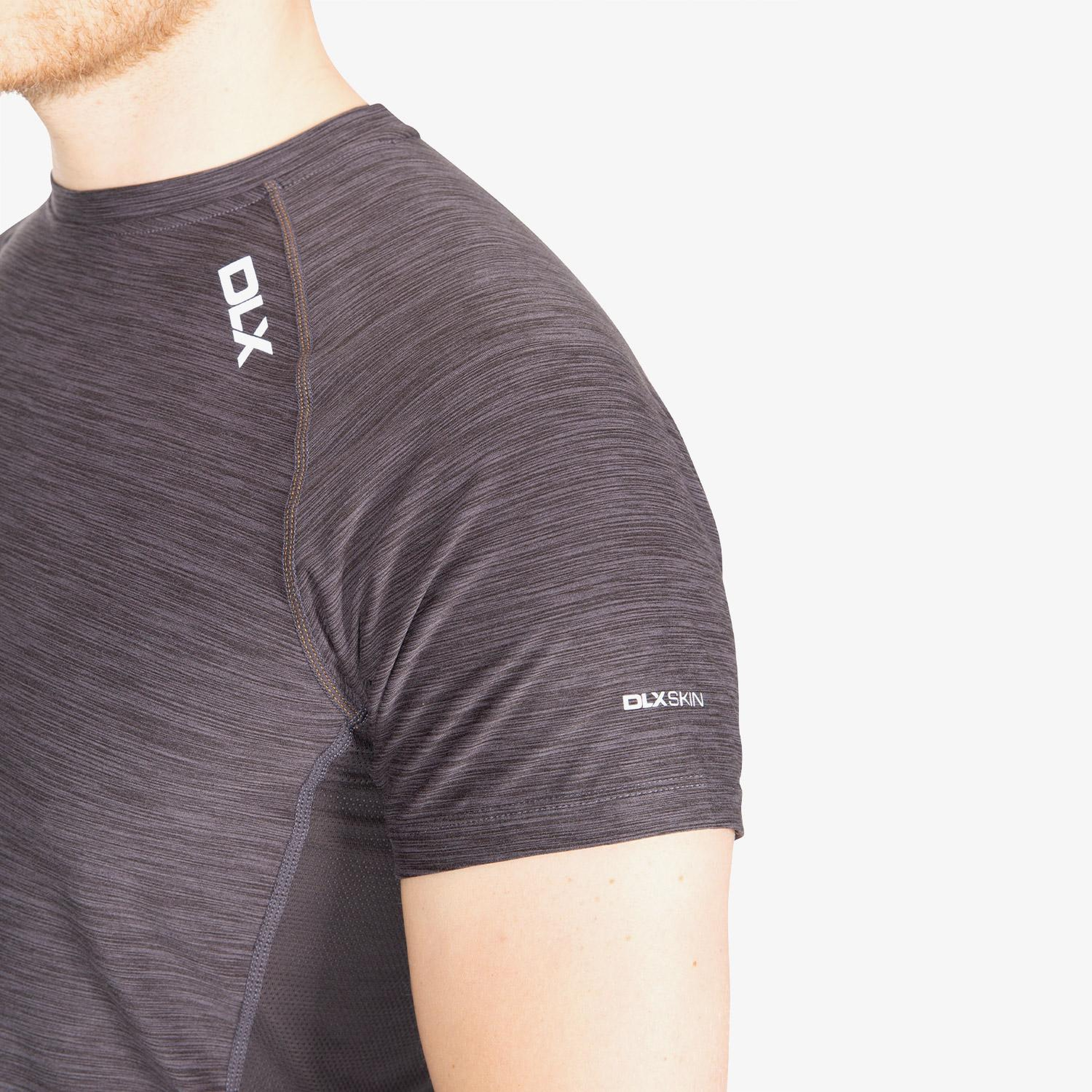 Trespass Cooper Dlx Active Erkek Gri Antrenman T-Shirt