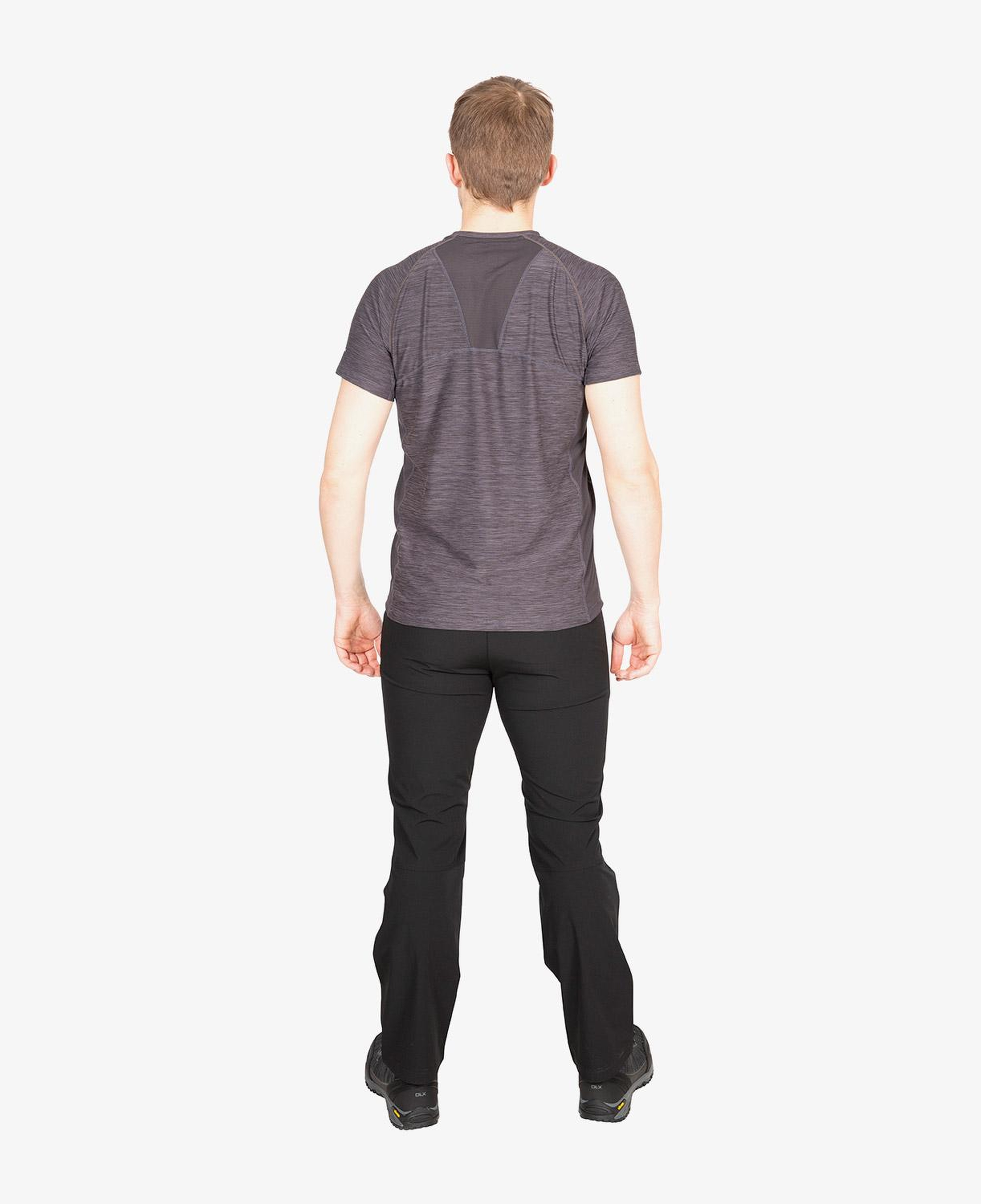 Trespass Cooper Dlx Active Erkek Gri Antrenman T-Shirt