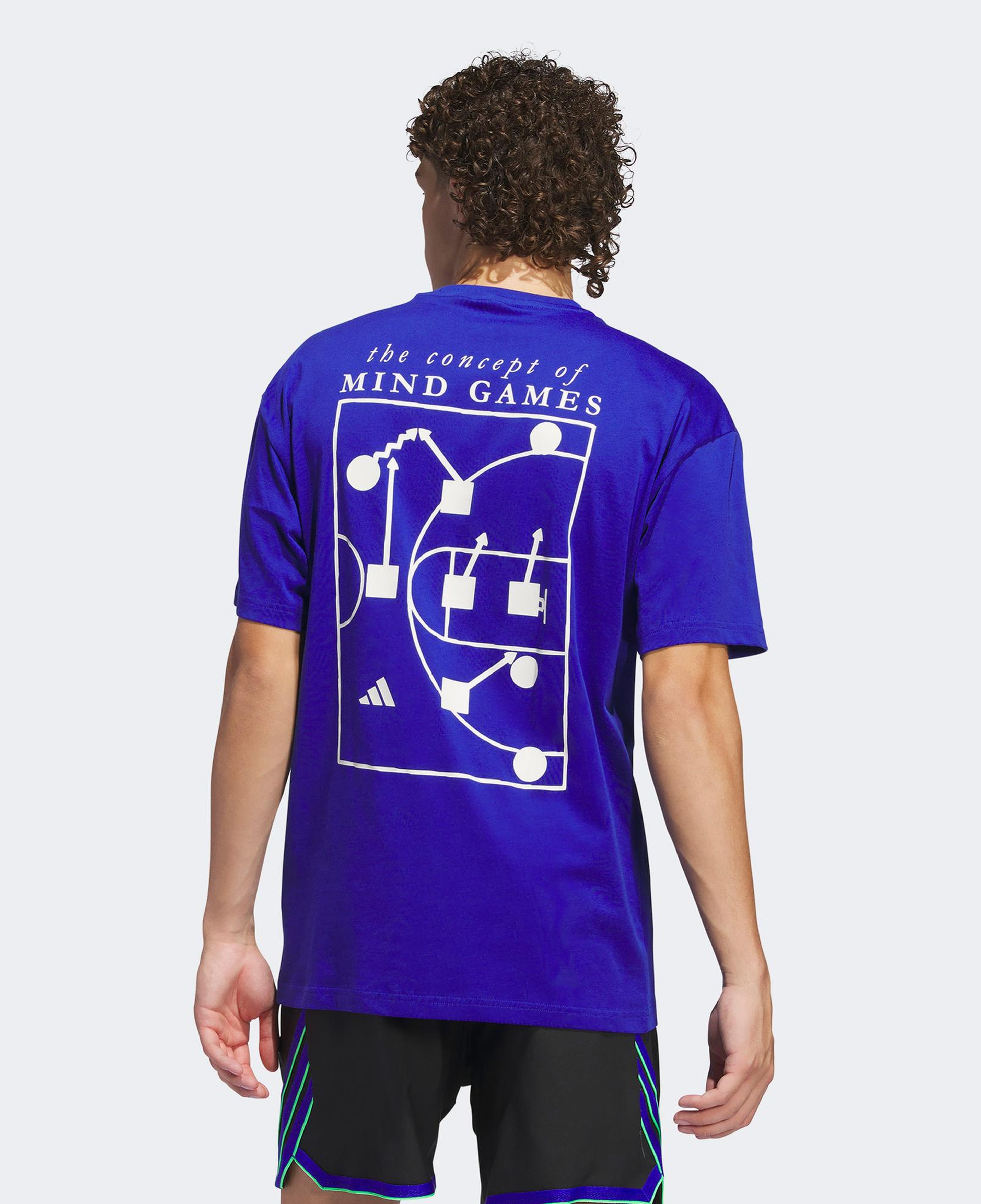 adidas Select Erkek Mavi Basketbol T-Shirt