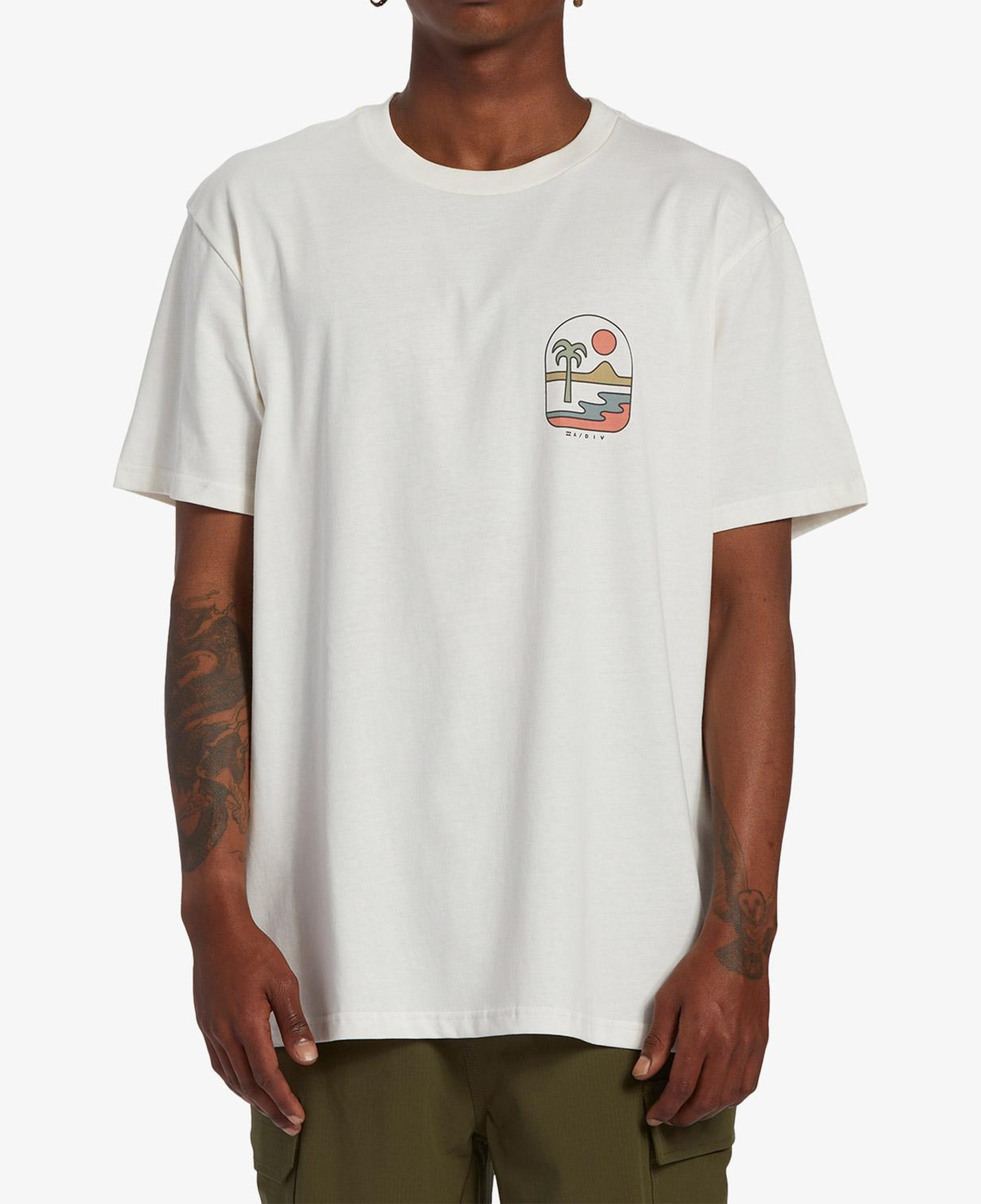 Billabong Sands Erkek Beyaz Günlük T-Shirt