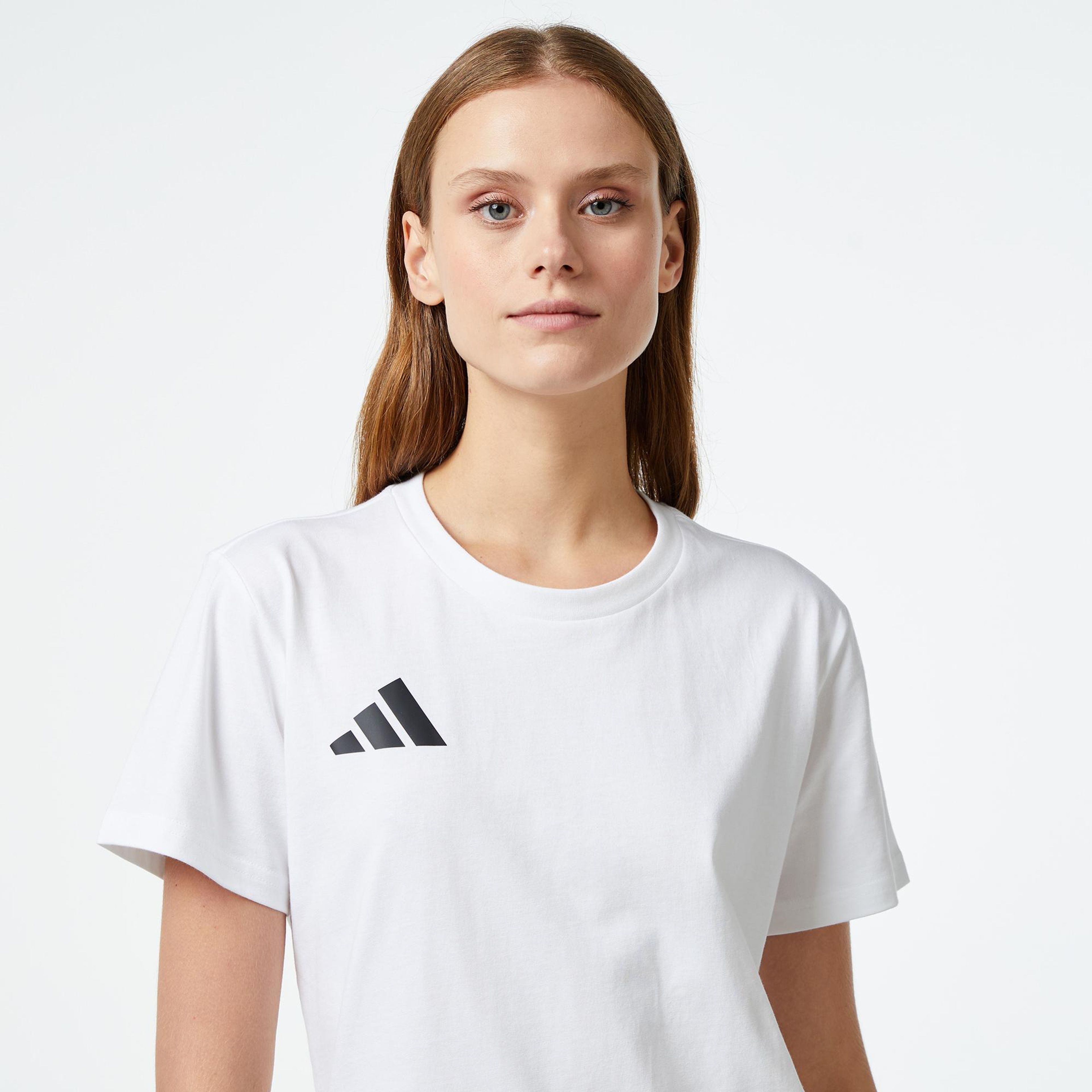Adidas Team Türkiye Kadın Beyaz T-Shirt