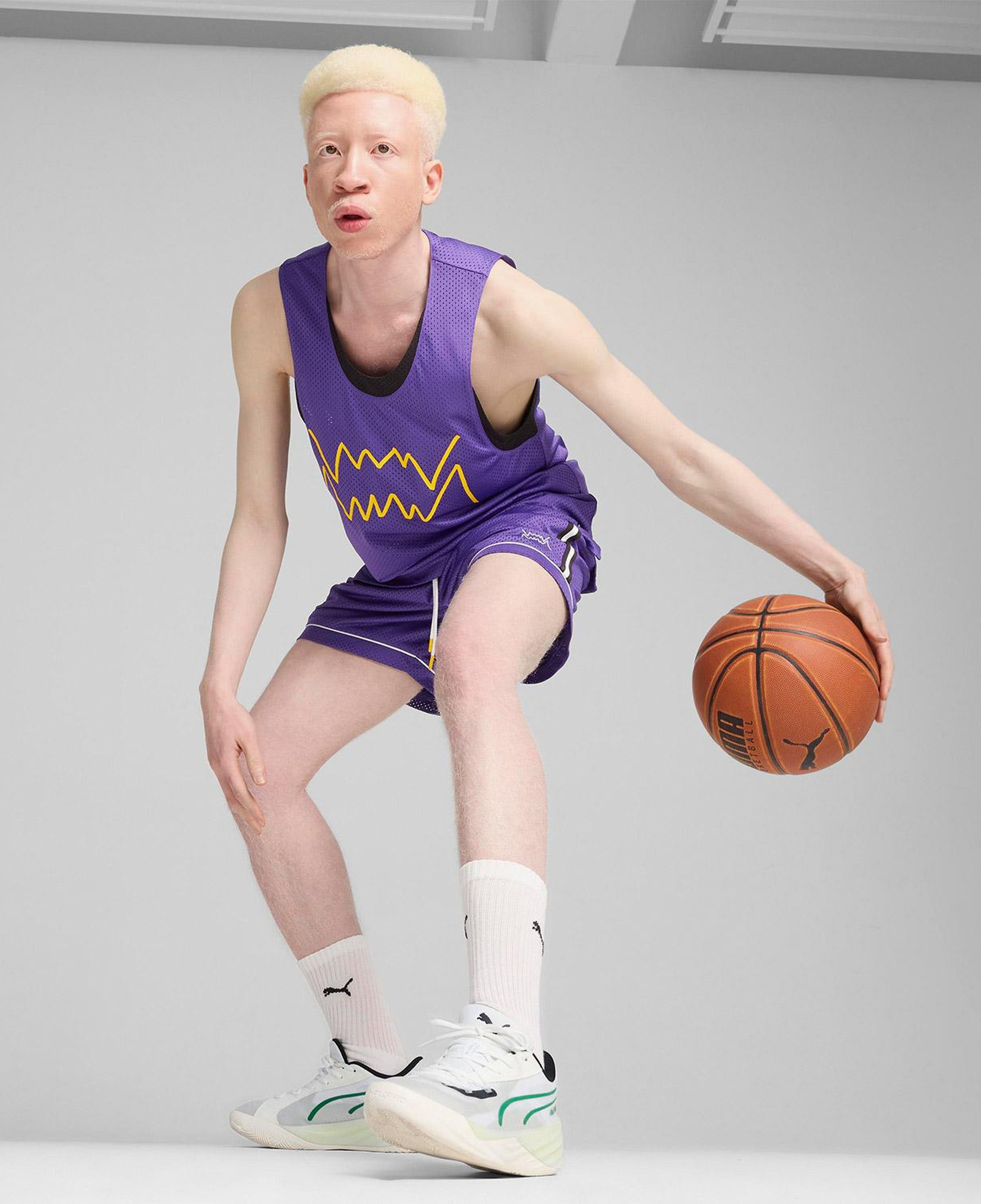 Puma Classics Erkek Mor Basketbol Şortu