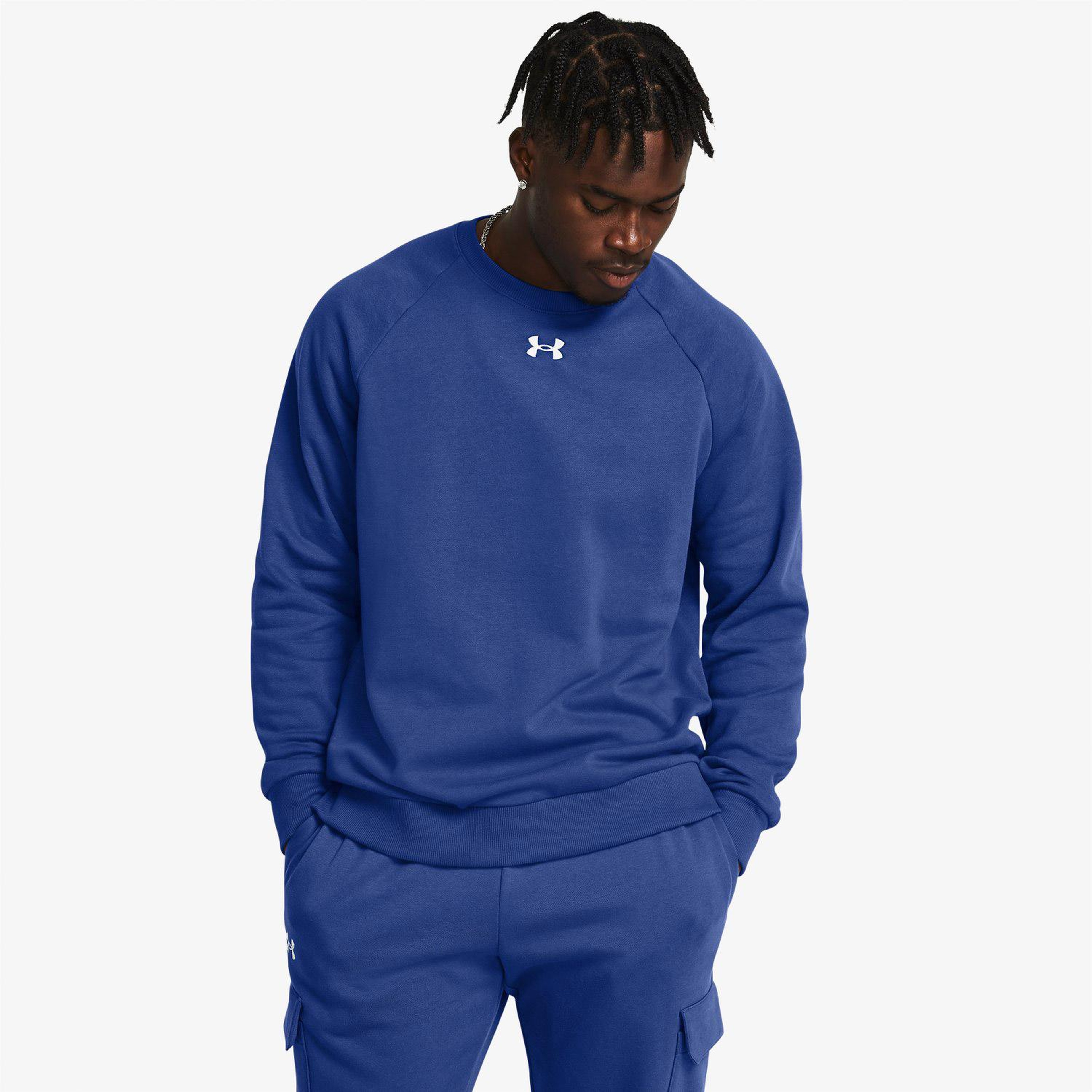 Under Armour Rival Fleece Erkek Lacivert Günlük Sweatshirt