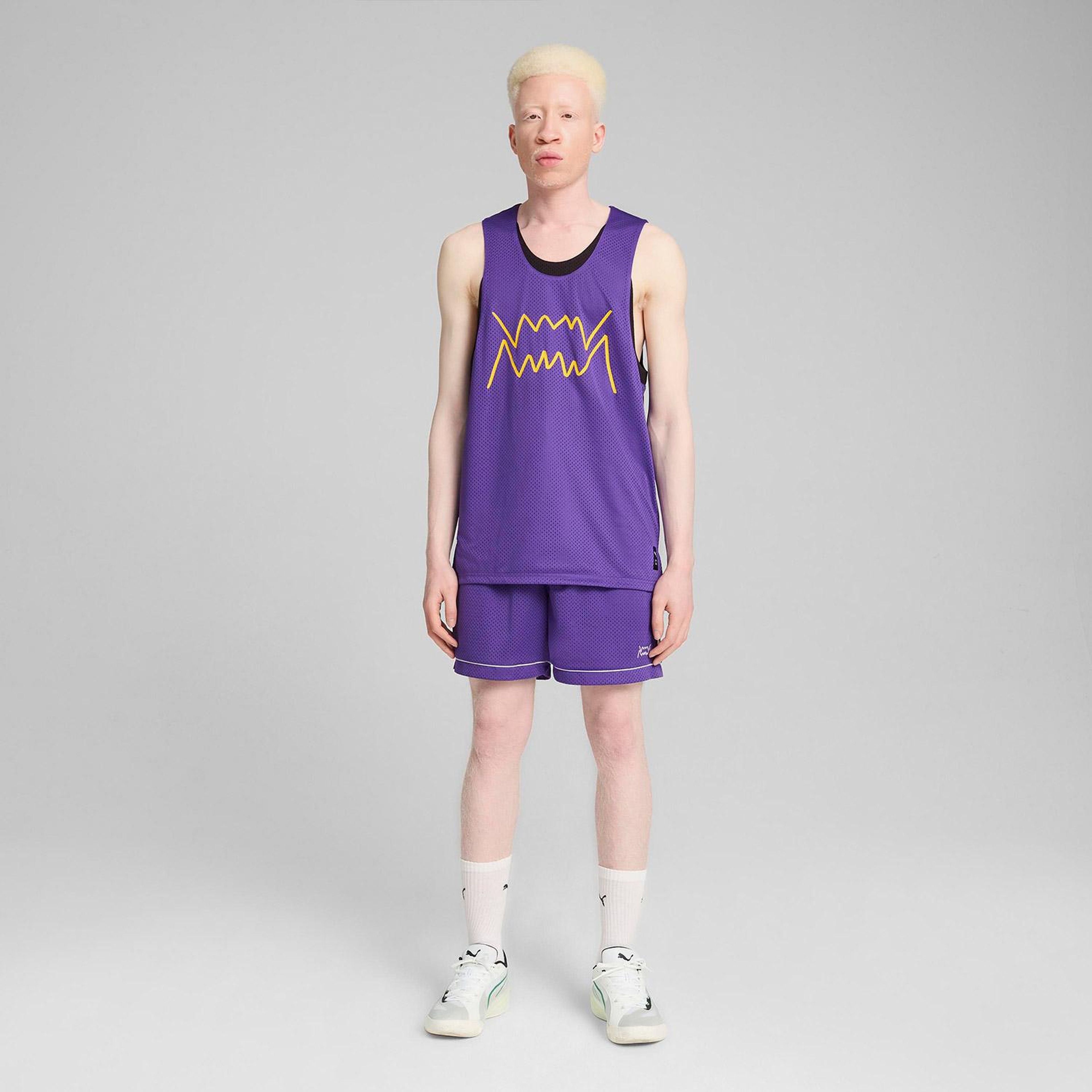 Puma Classics Erkek Mor Basketbol Şortu