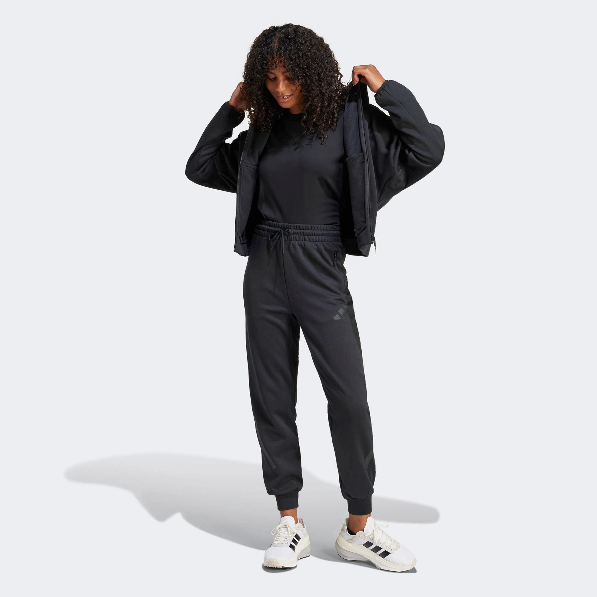 adidas Z.N.E. Kadın Siyah Günlük Eşofman Altı