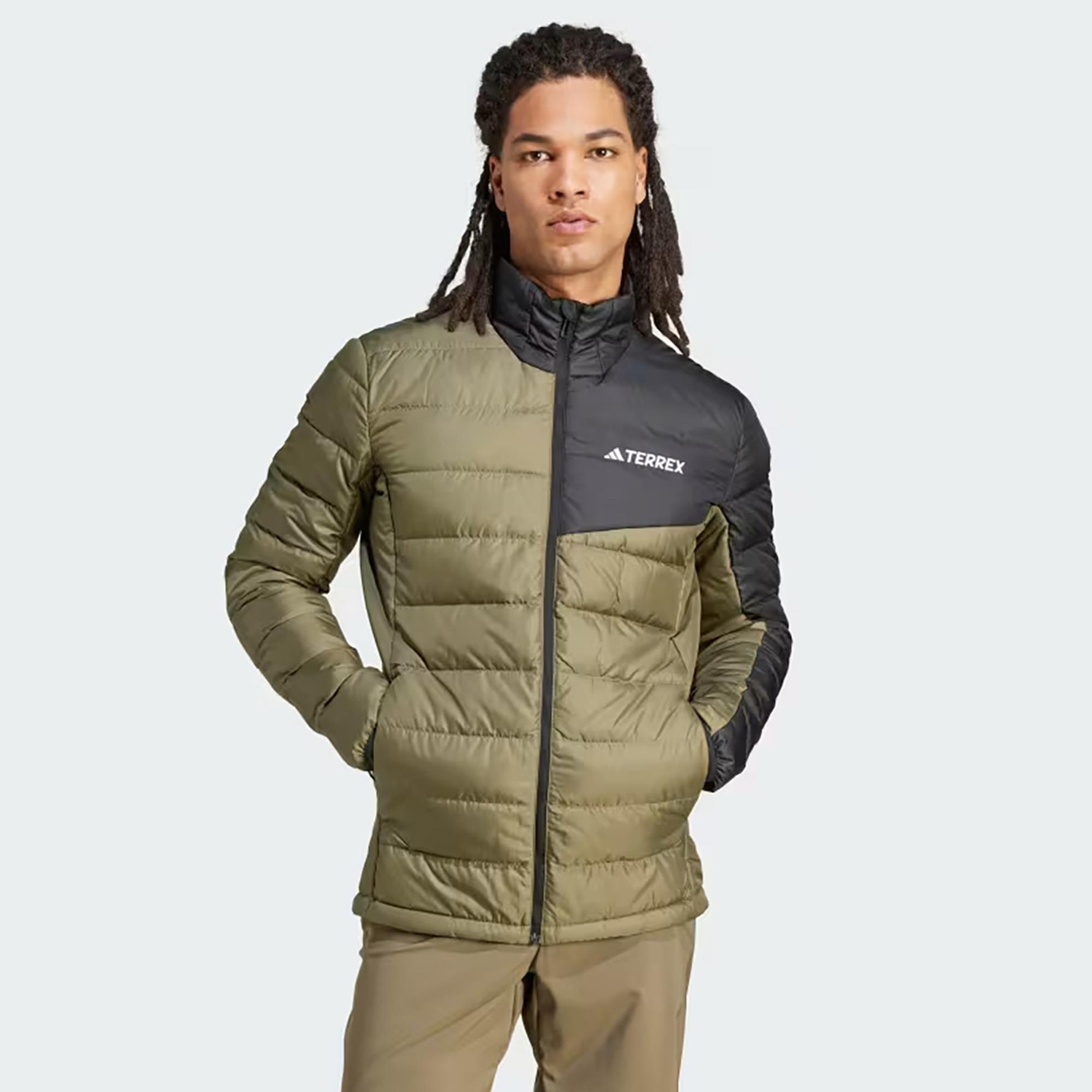 adidas Terrex Mt Down Erkek Yeşil Outdoor Mont