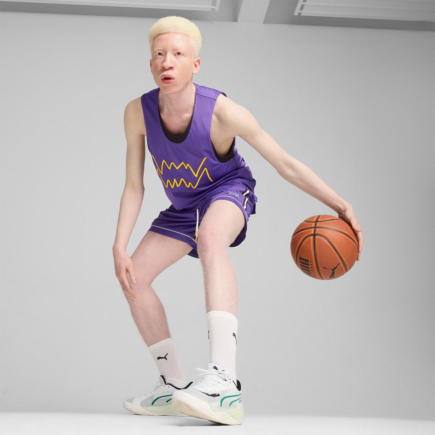 Puma Classics Erkek Mor Basketbol Şortu